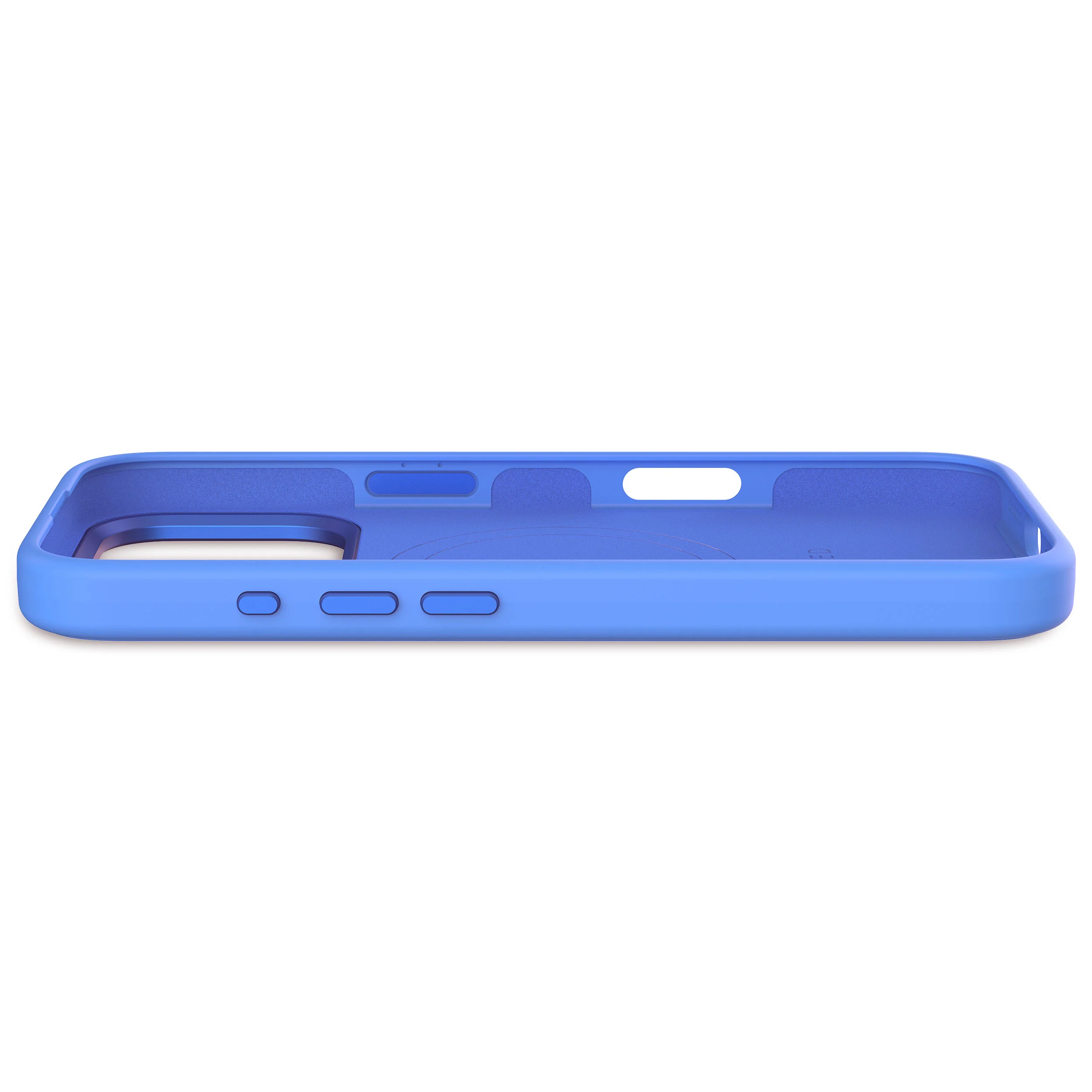 AntiMicrobial Silicone Stacks Case | Super Sonic Blue | iPhone 16 Pro | D25IPO16PBCST9SC - Image 6