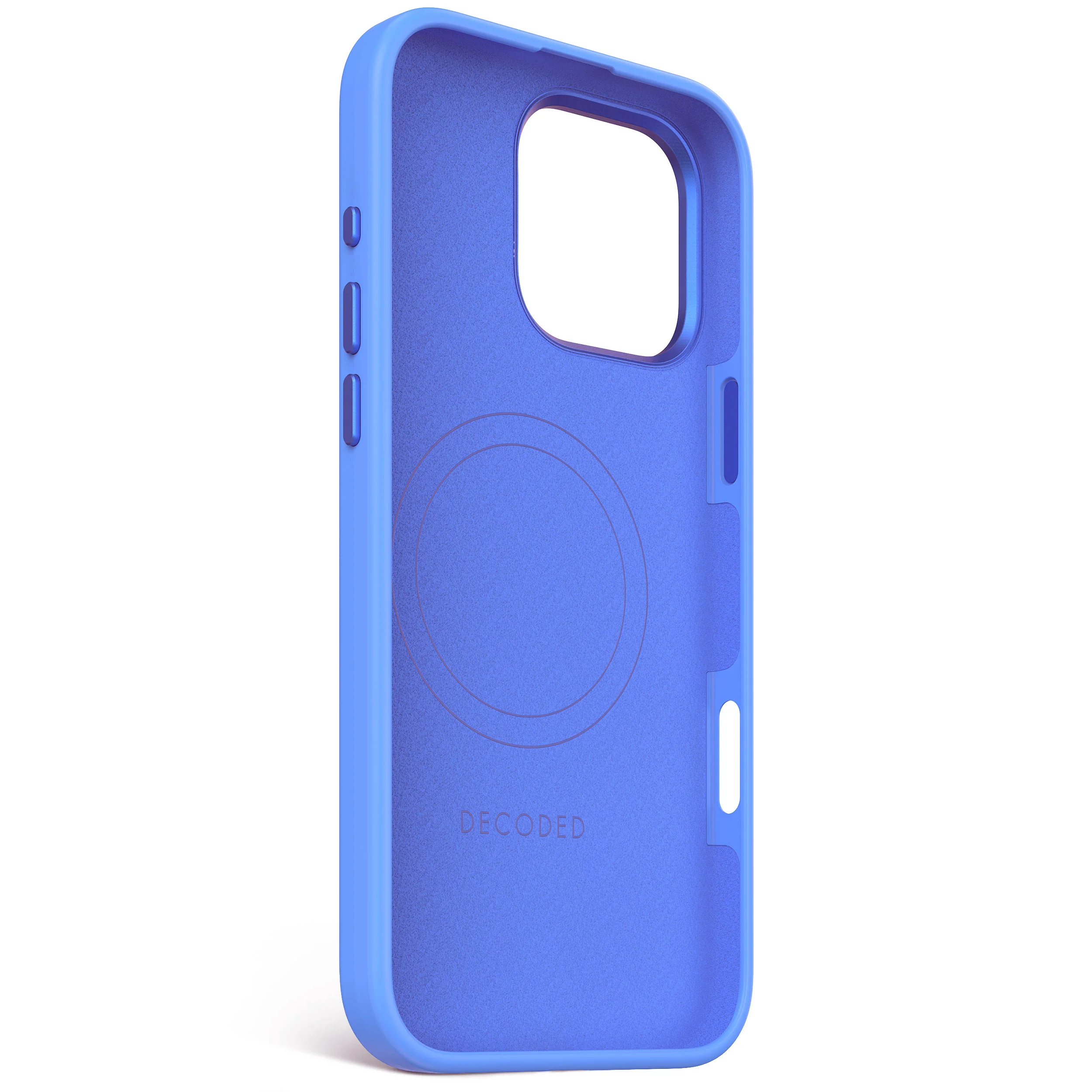 AntiMicrobial Silicone Stacks Case | Super Sonic Blue | iPhone 16 Pro Max | D25IPO16PMBCST9SC - Image 4
