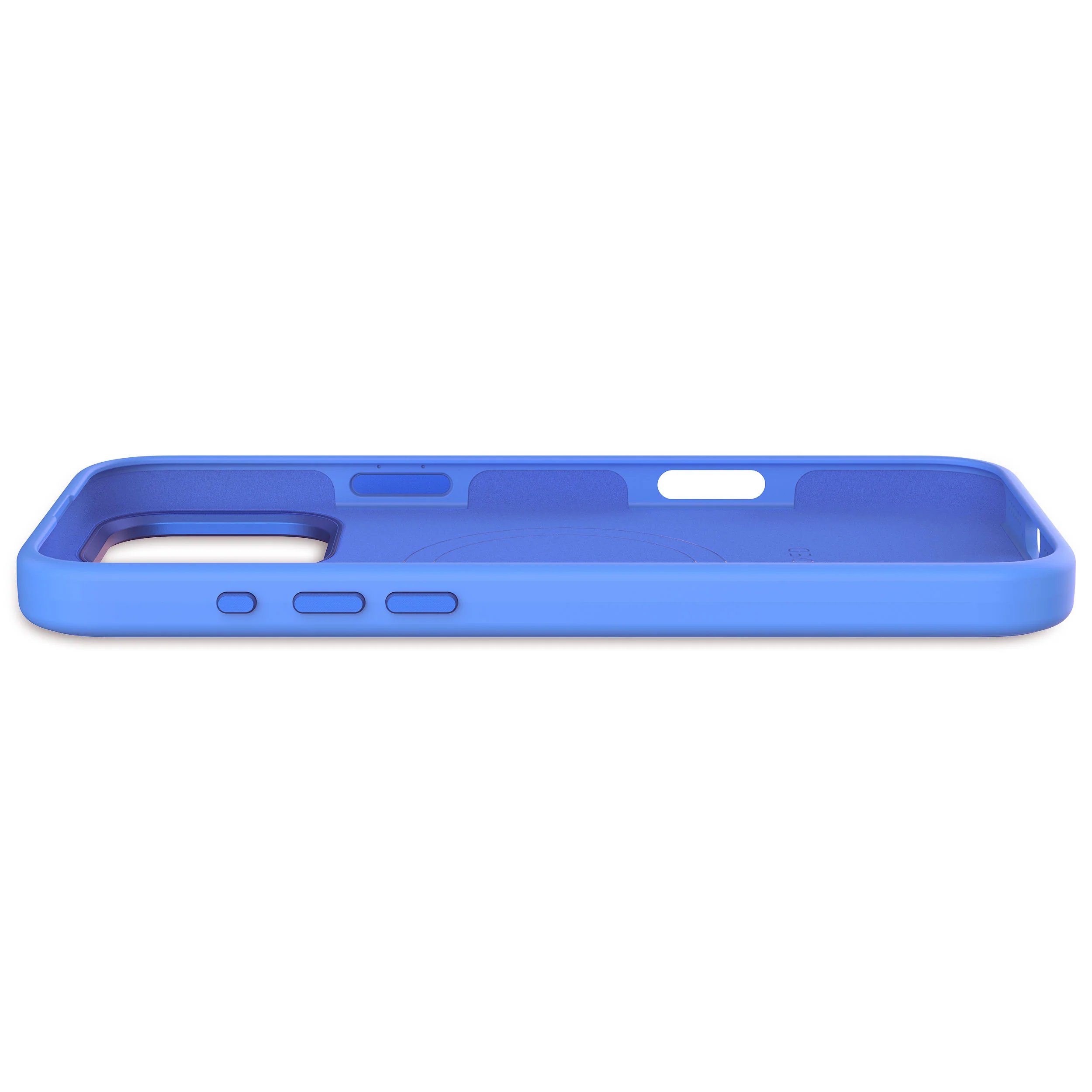 AntiMicrobial Silicone Stacks Case | Super Sonic Blue | iPhone 16 Pro Max | D25IPO16PMBCST9SC - Image 6