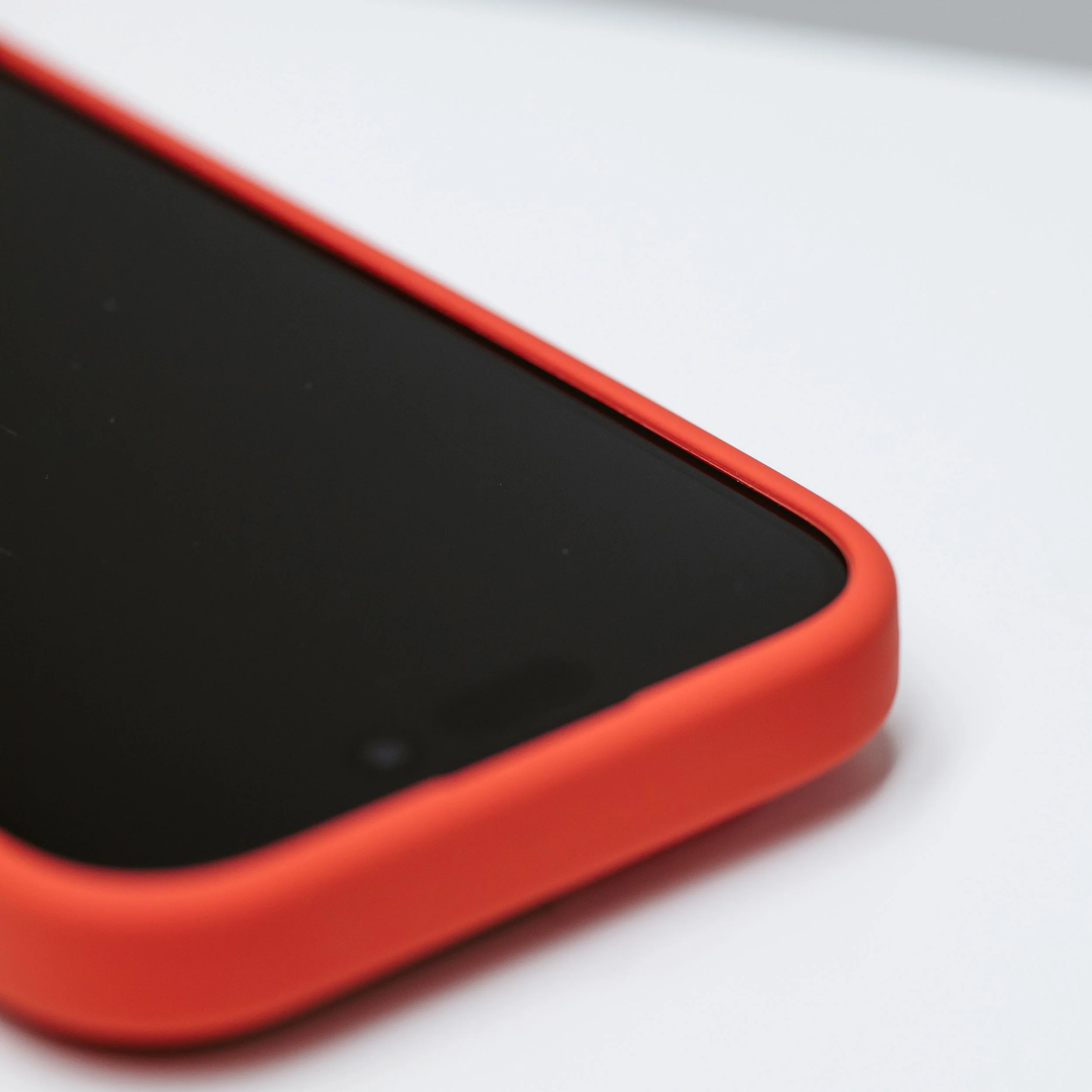 AntiMicrobial Silicone Stacks Case | Tangerine Orange | iPhone 16 | D25IPO16BCST9TE - Image 3