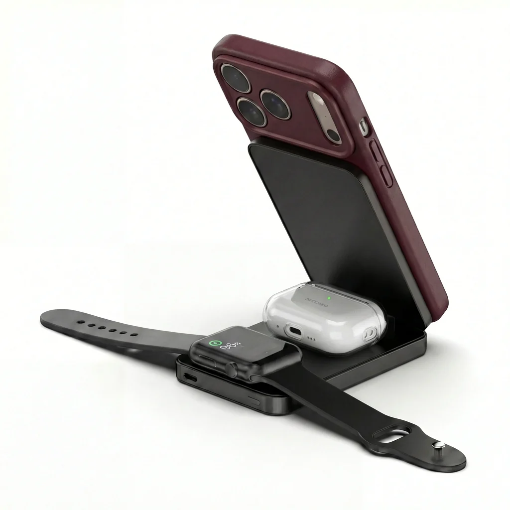 Aluminum Powerbank 4-in-1 solution 8.000 mAh | Black | D25MSPB5ST3BK - Image 3