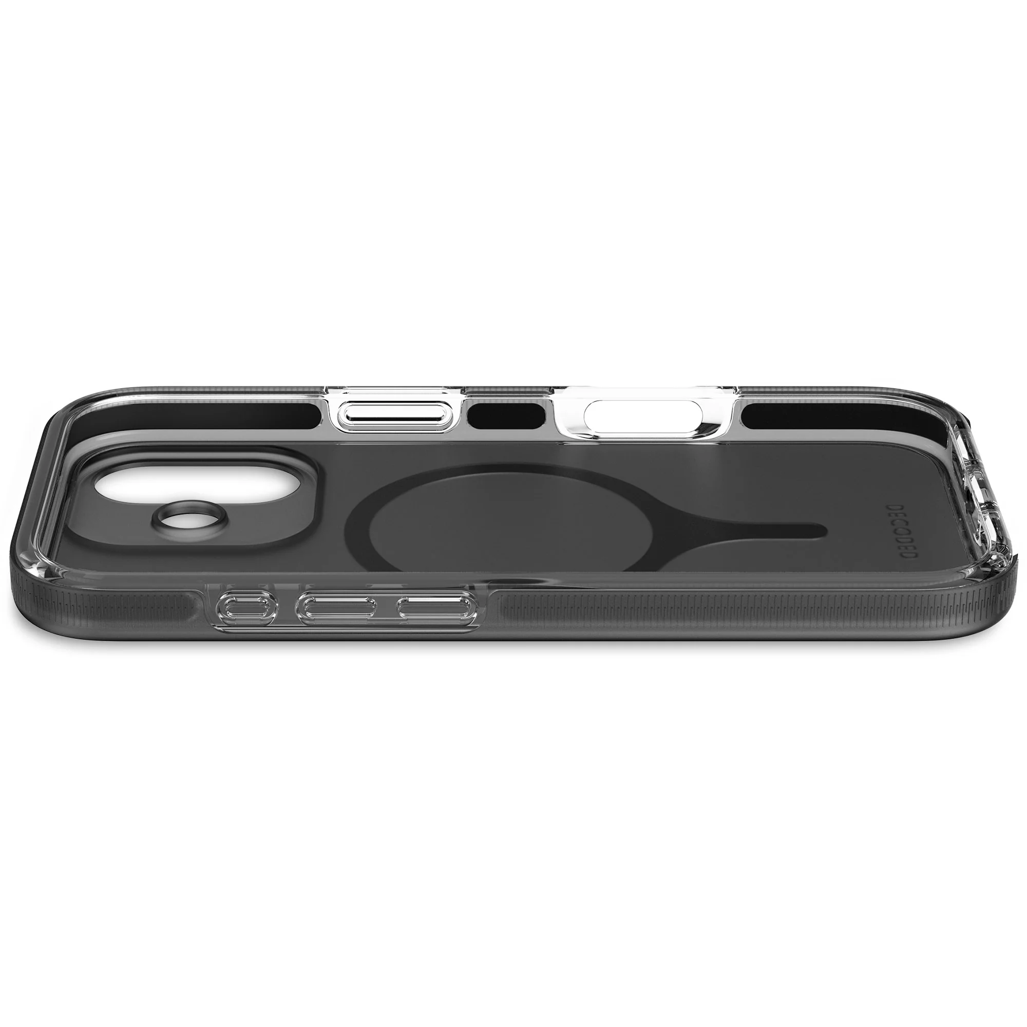 DropTec Clear Case | Black Transparent | iPhone 17 | D26IPO17BCT2FK - Image 4