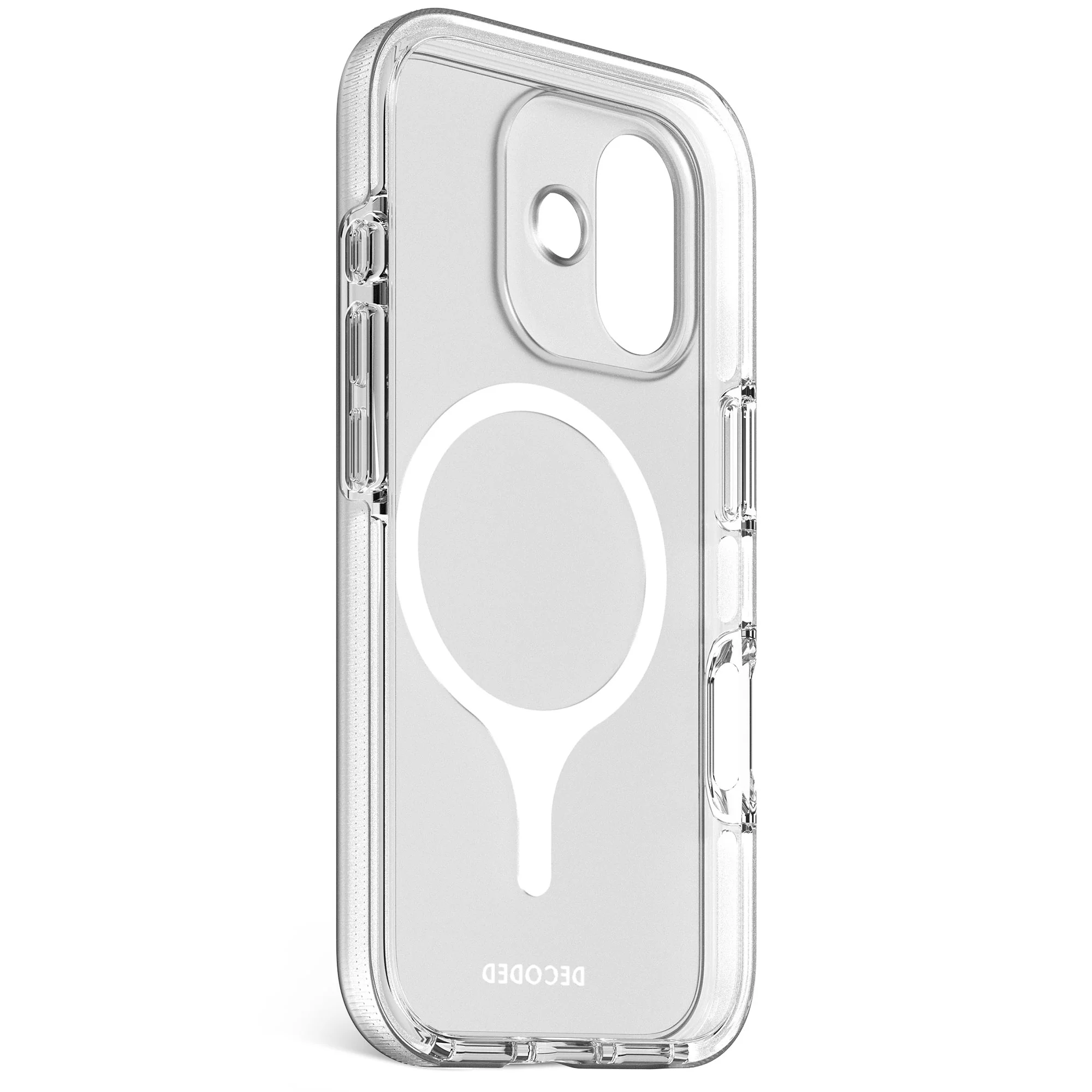 DropTec Clear Case | White Transparent | iPhone 17 | D26IPO17BCT2FE - Image 3