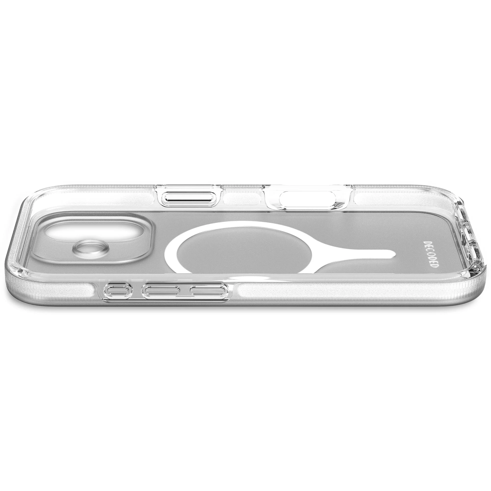 DropTec Clear Case | White Transparent | iPhone 17 | D26IPO17BCT2FE - Image 4