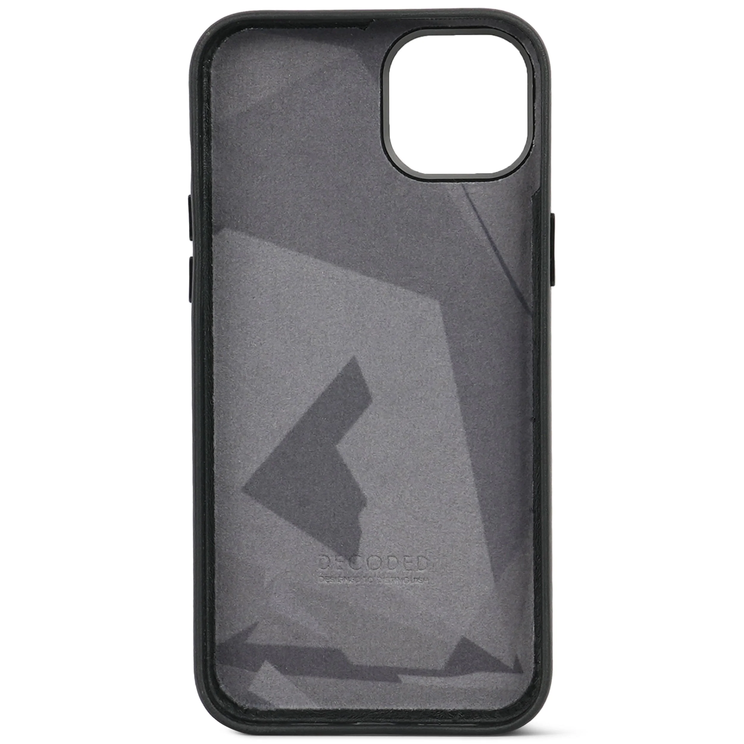 Leather Back Case | Black | iPhone 15 Plus | D24IPO15PLBC1BK - Image 2