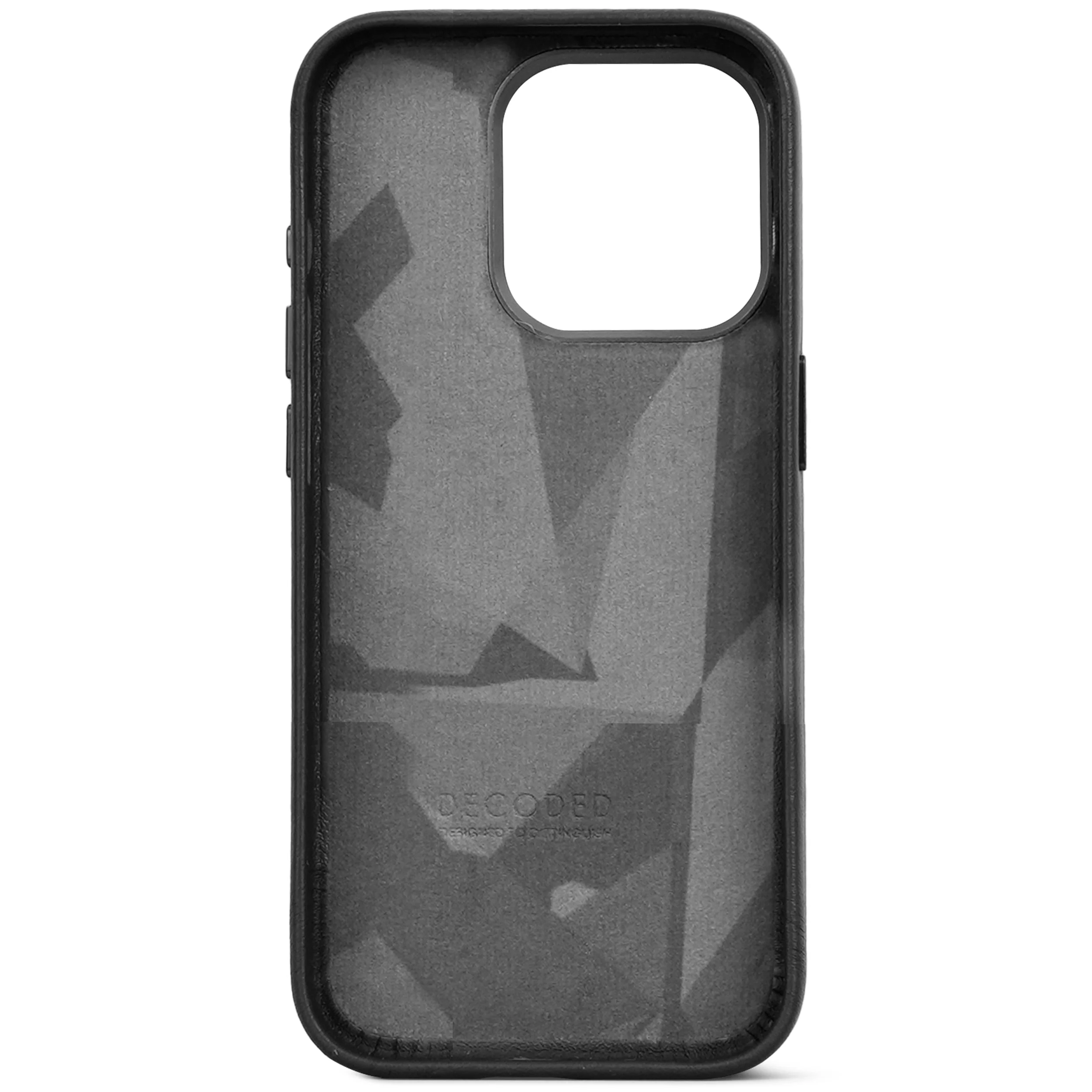 Leather Back Case | Black | iPhone 15 Pro | D24IPO15PBC1BK - Image 2
