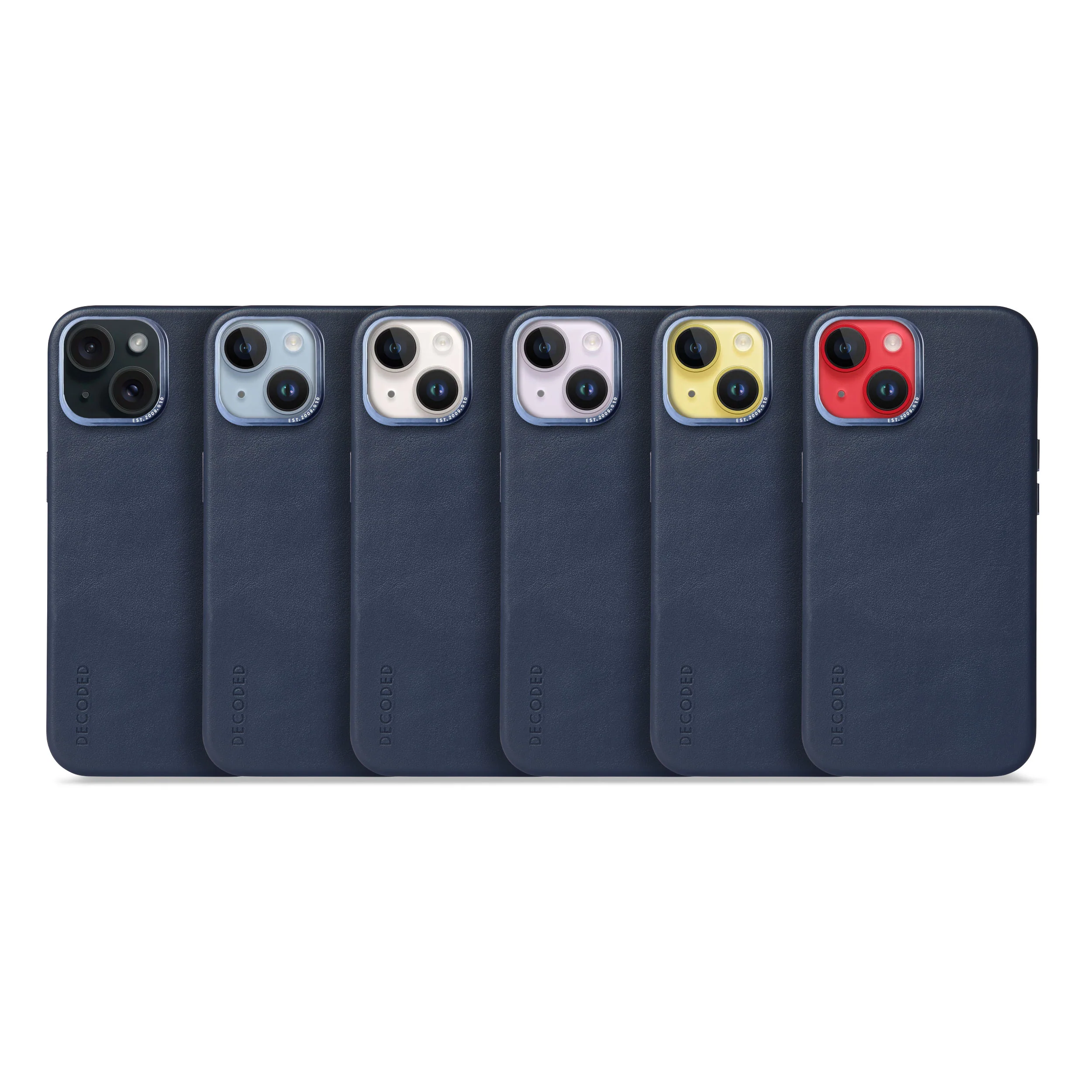 Leather Back Case | Navy | iPhone 14 Plus | D23IPO14MBC1NY - Image 7
