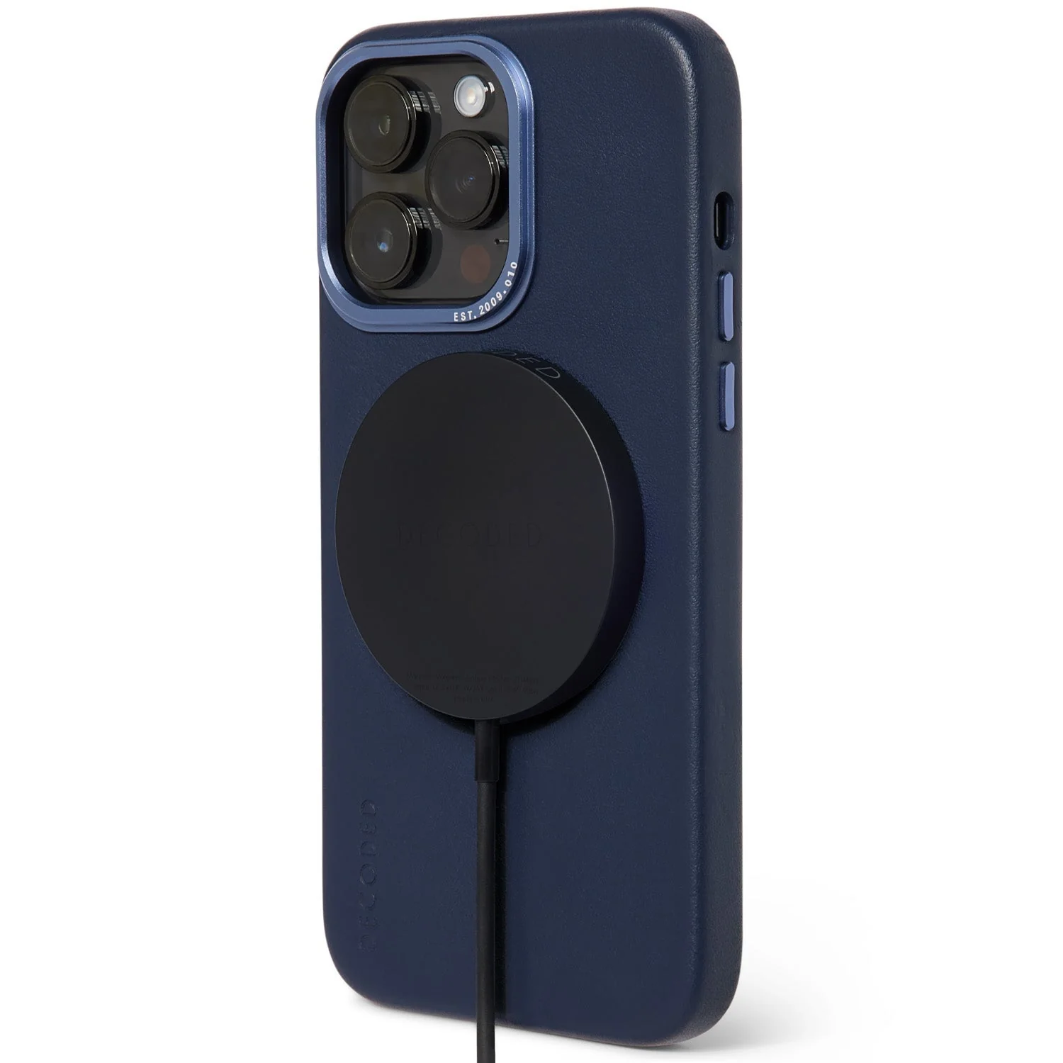 Leather Back Case | Navy | iPhone 14 Pro | D23IPO14PBC1NY - Image 3