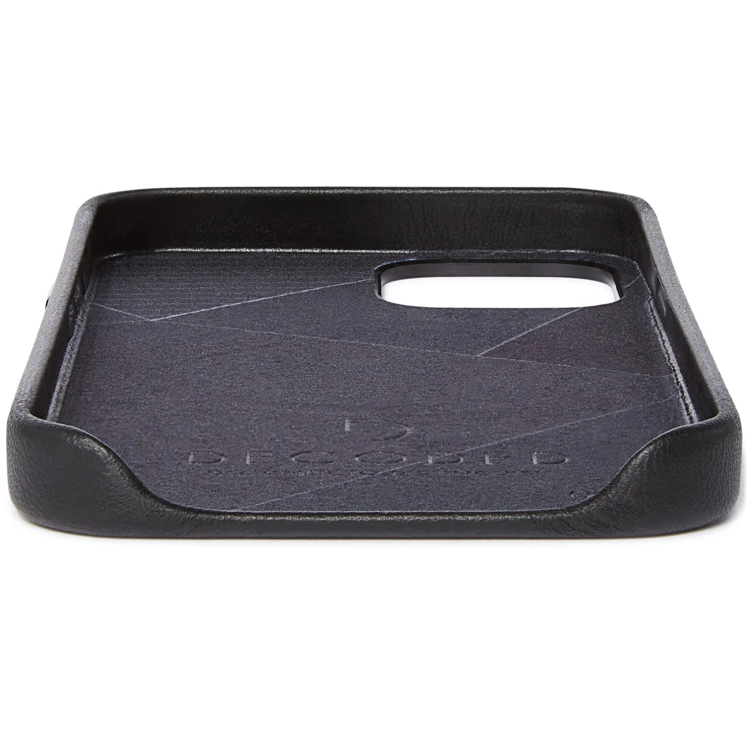 Leather Back Cover Pig & Hen | Black - Image 5
