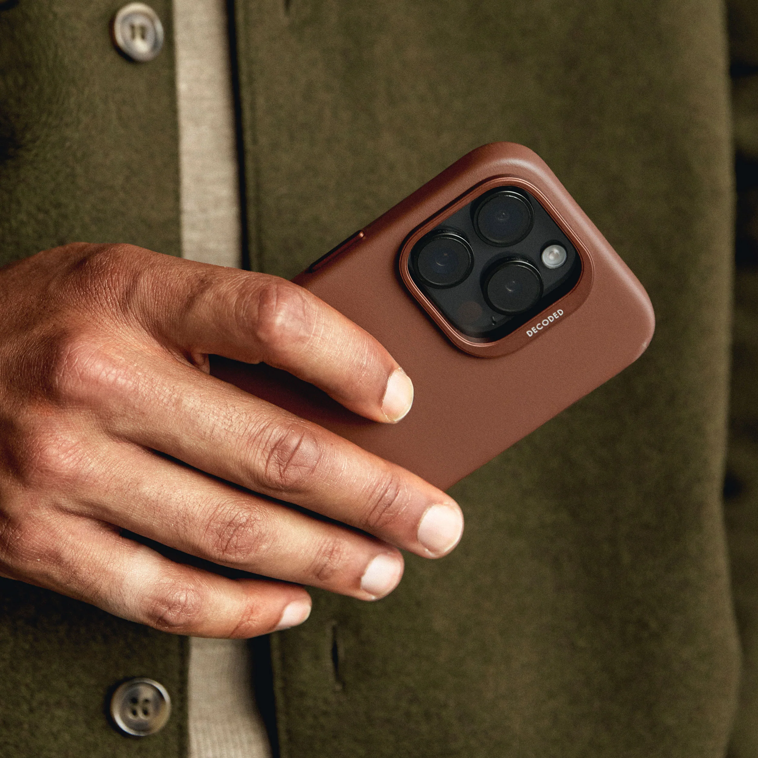 Leather Case | Tan Brown | iPhone 16 Pro Max | D25IPO16PMBC1TN - Image 5
