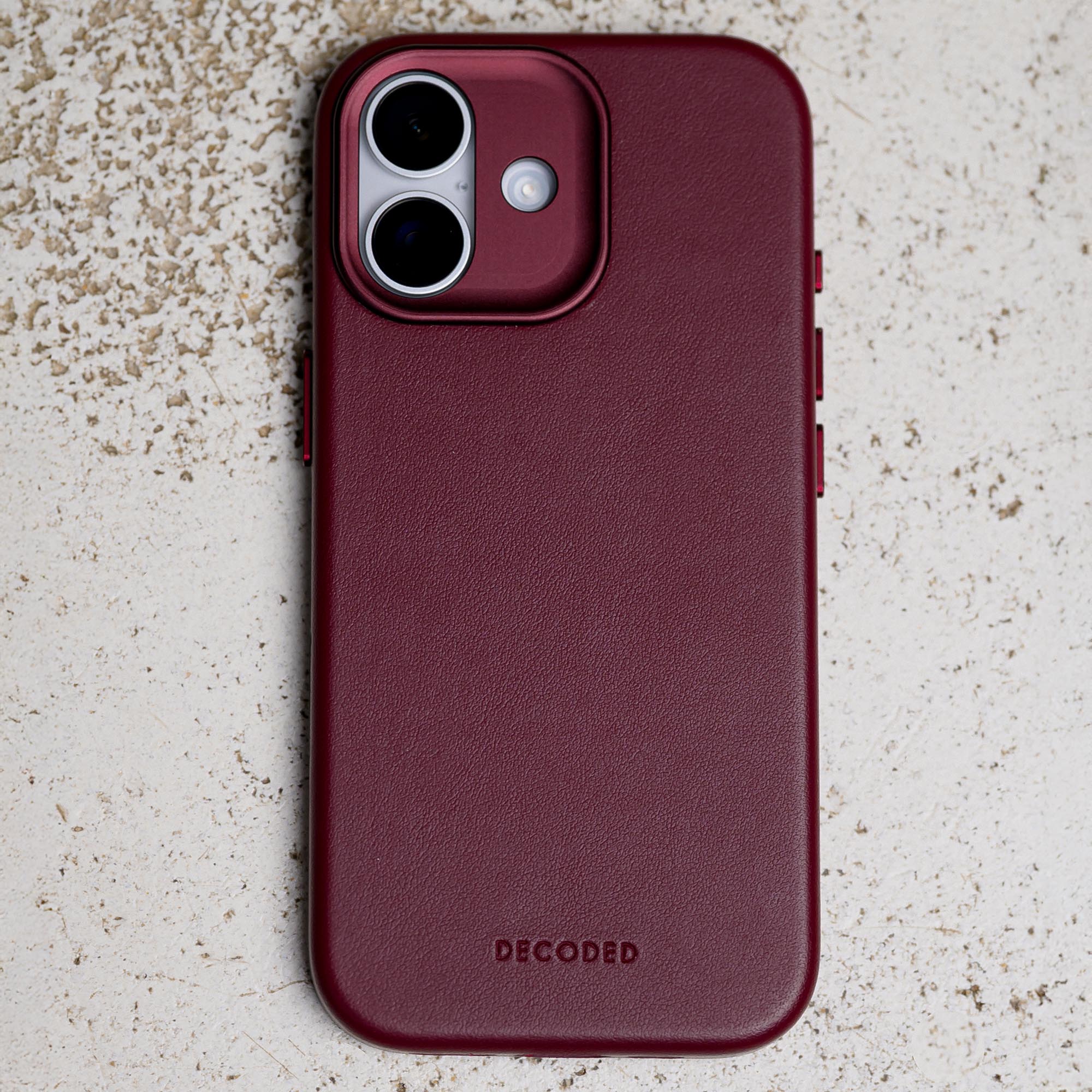 Leather Case | Burgundy | iPhone 17 | D26IPO17BC1DY - Image 3
