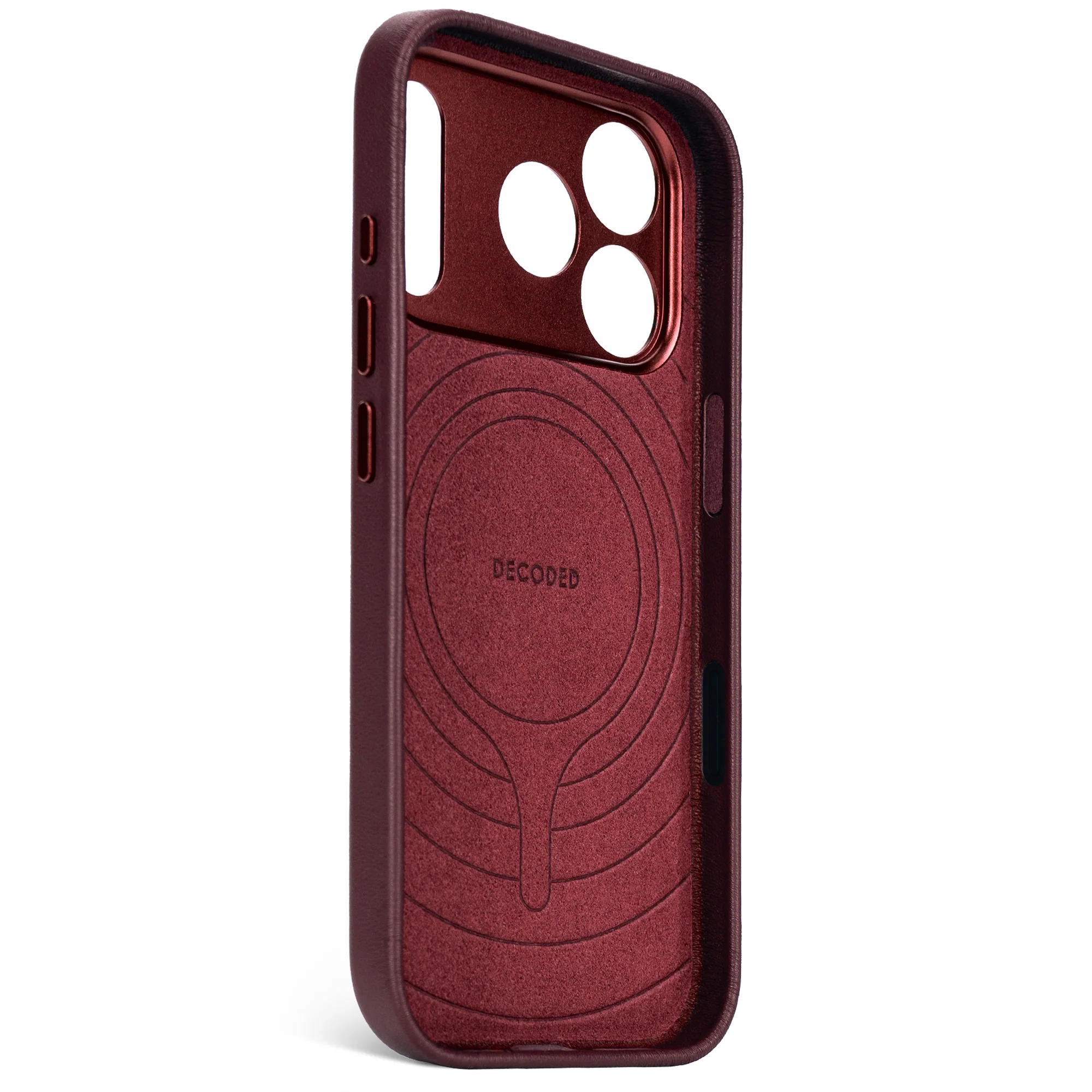 Leather Case | Burgundy | iPhone 17 Pro | D26IPO17PBC1DY - Image 4