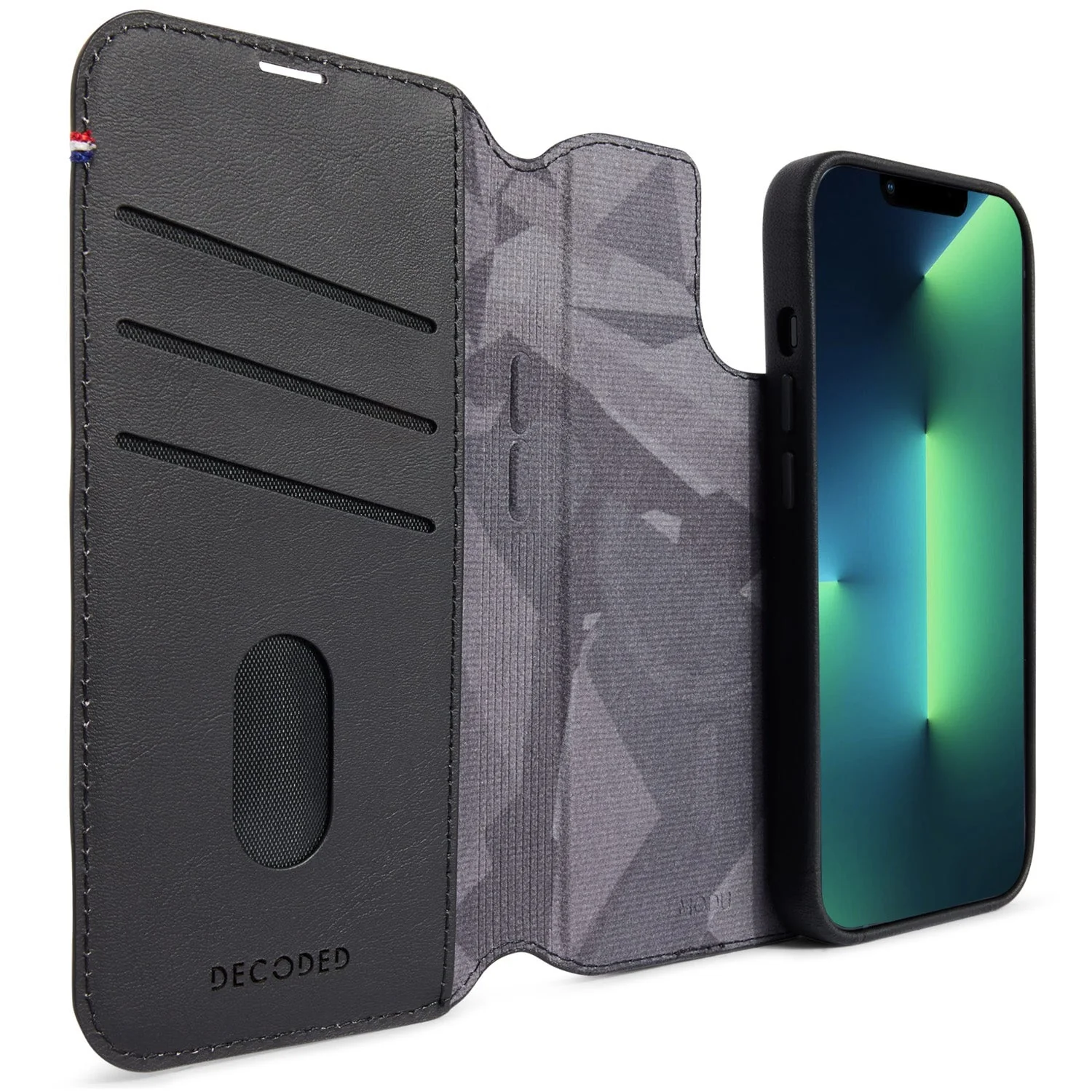 Leather Detachable Wallet | Black Case | iPhone 14 | D23IPO14DW5BK - Image 4