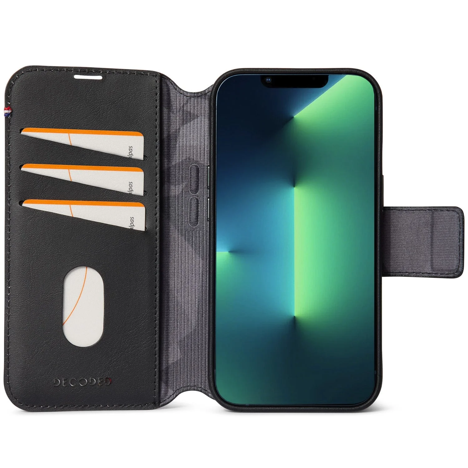 Leather Detachable Wallet | Black Case | iPhone 14 | D23IPO14DW5BK - Image 5