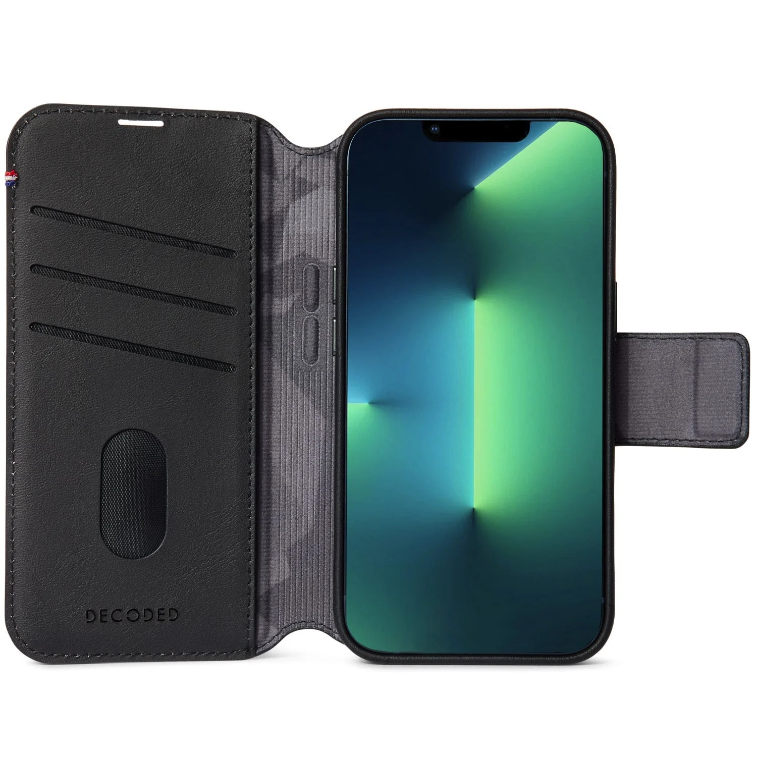 Leather Detachable Wallet Case | Black | iPhone 14 Plus | D23IPO14MDW5BK - Image 2