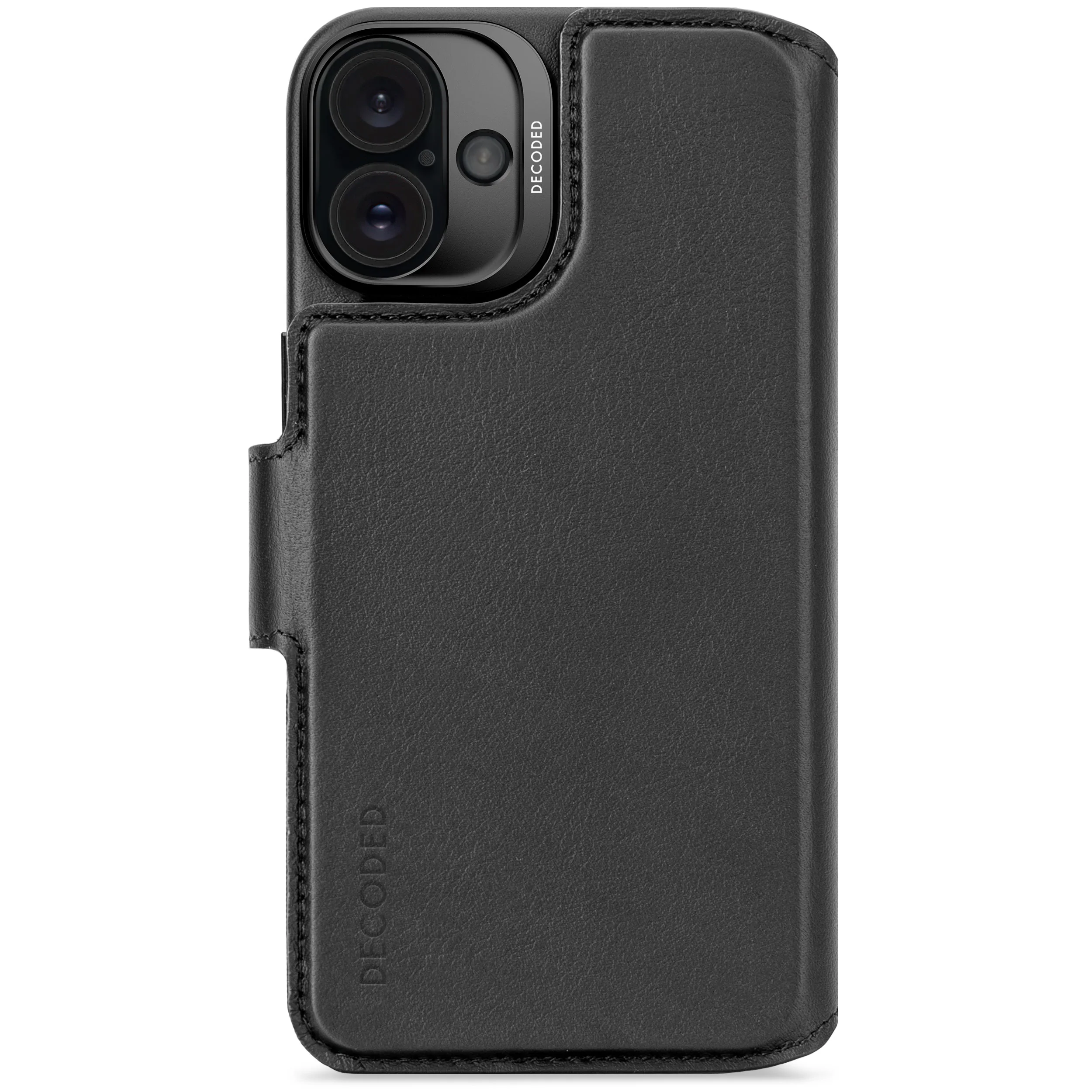 Leather Detachable Wallet Case | Black | iPhone 16 Plus | D25IPO16PLDW5BK