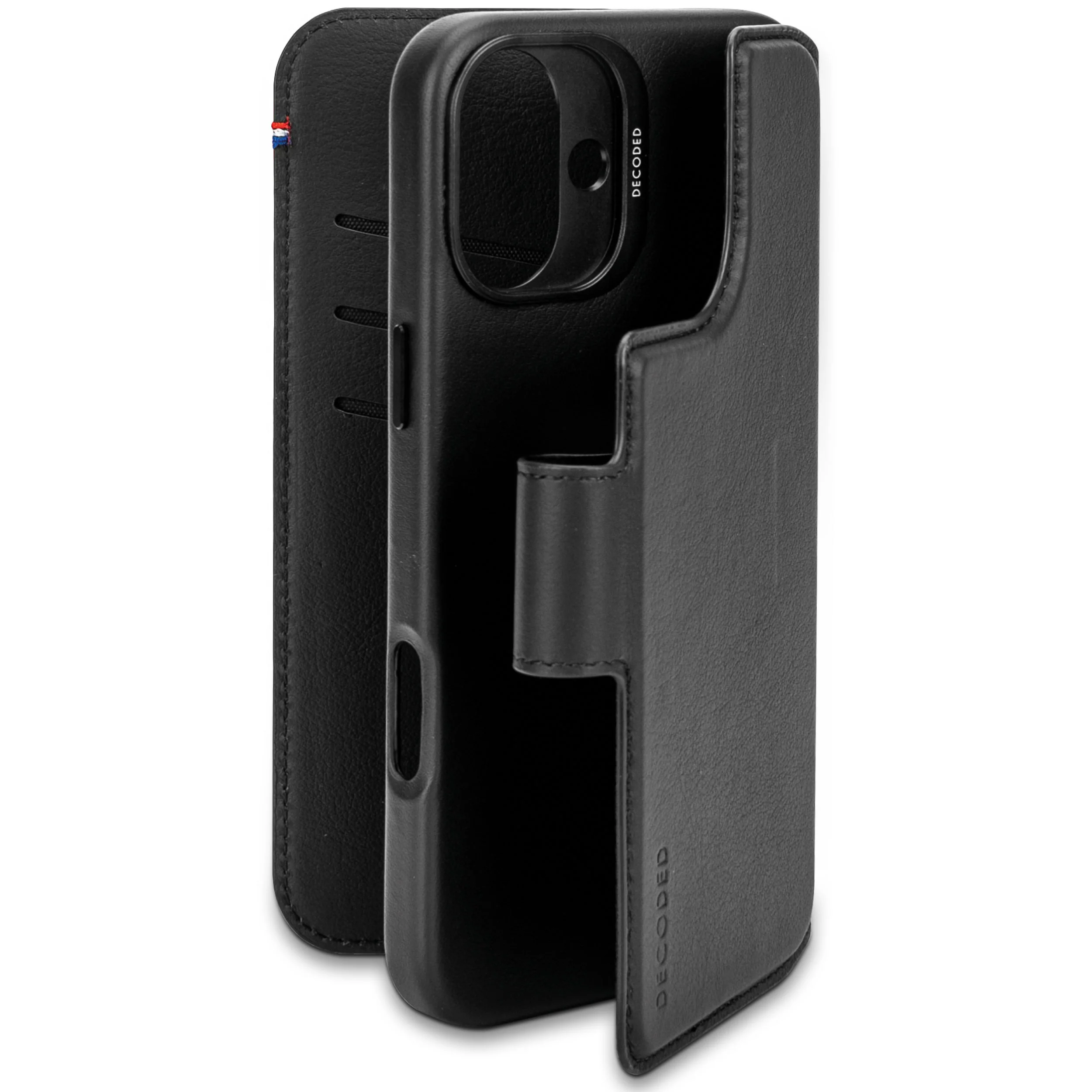 Leather Detachable Wallet Case | Black | iPhone 16 Plus | D25IPO16PLDW5BK - Image 2