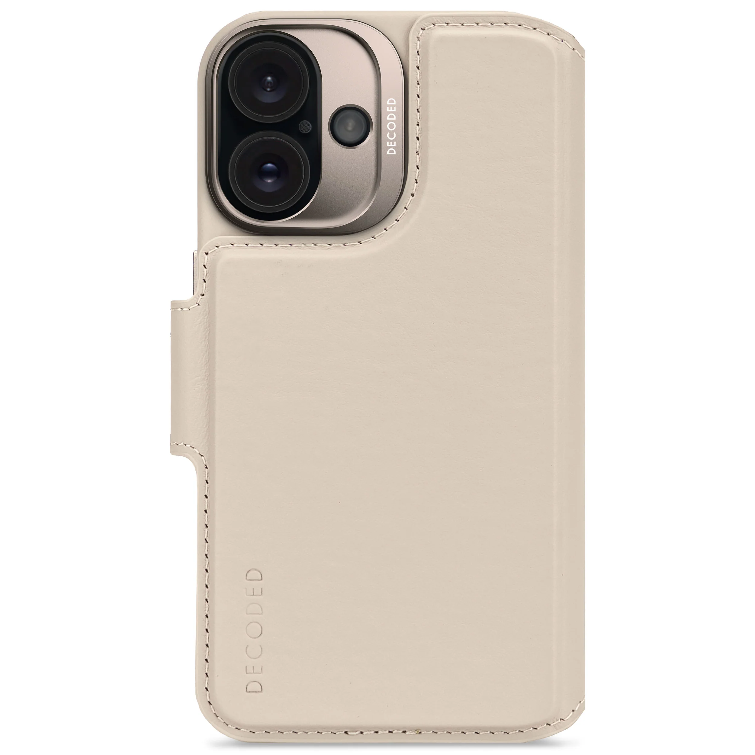 Leather Detachable Wallet Case | Clay Beige | iPhone 16 | D25IPO16DW5CY