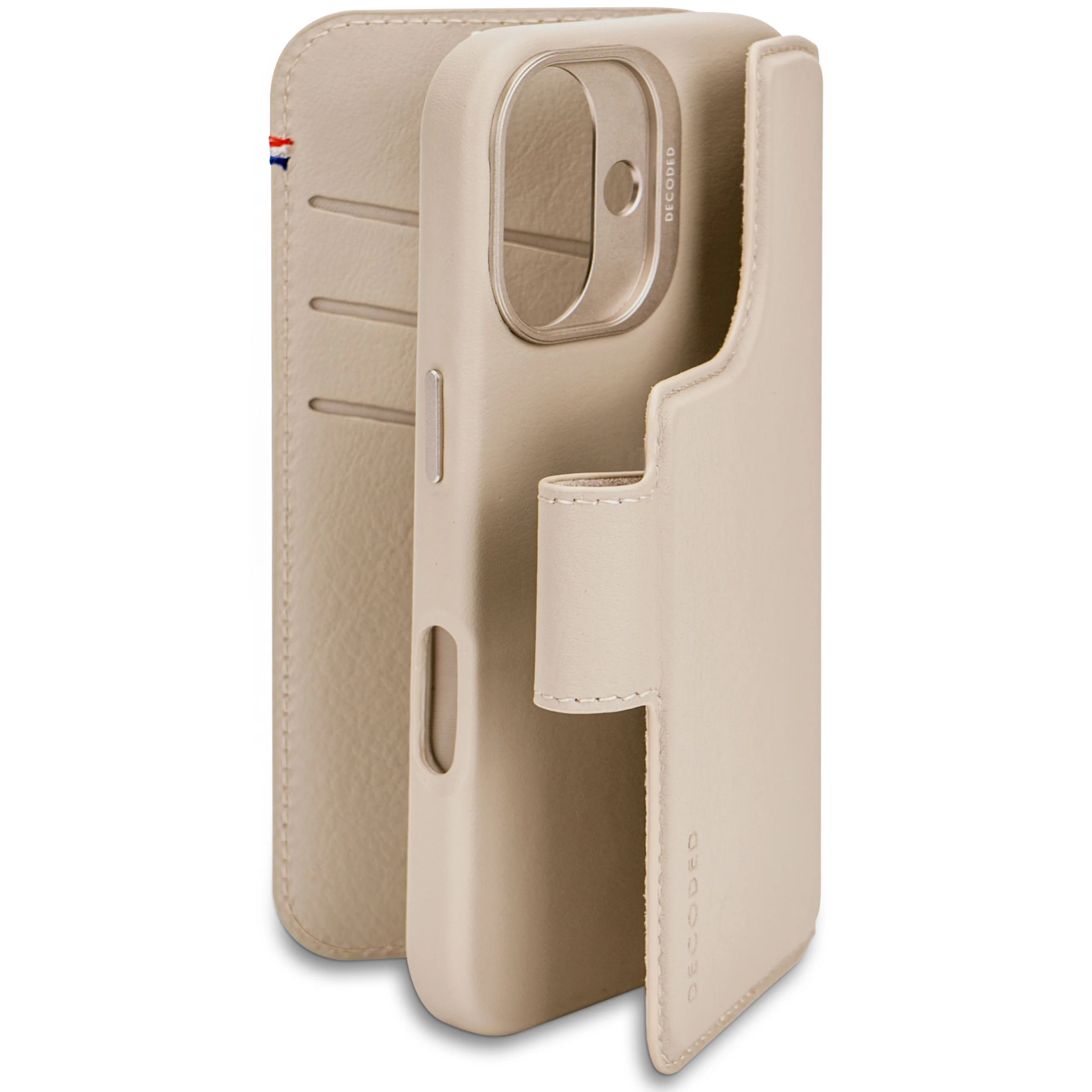 Leather Detachable Wallet Case | Clay Beige | iPhone 16 | D25IPO16DW5CY - Image 2