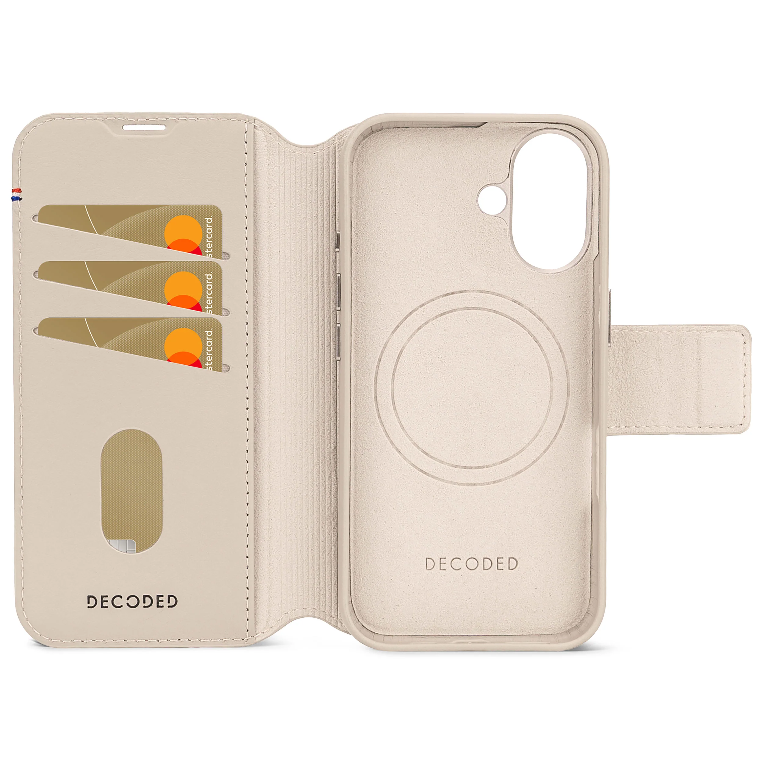 Leather Detachable Wallet Case | Clay Beige | iPhone 16 | D25IPO16DW5CY - Image 8
