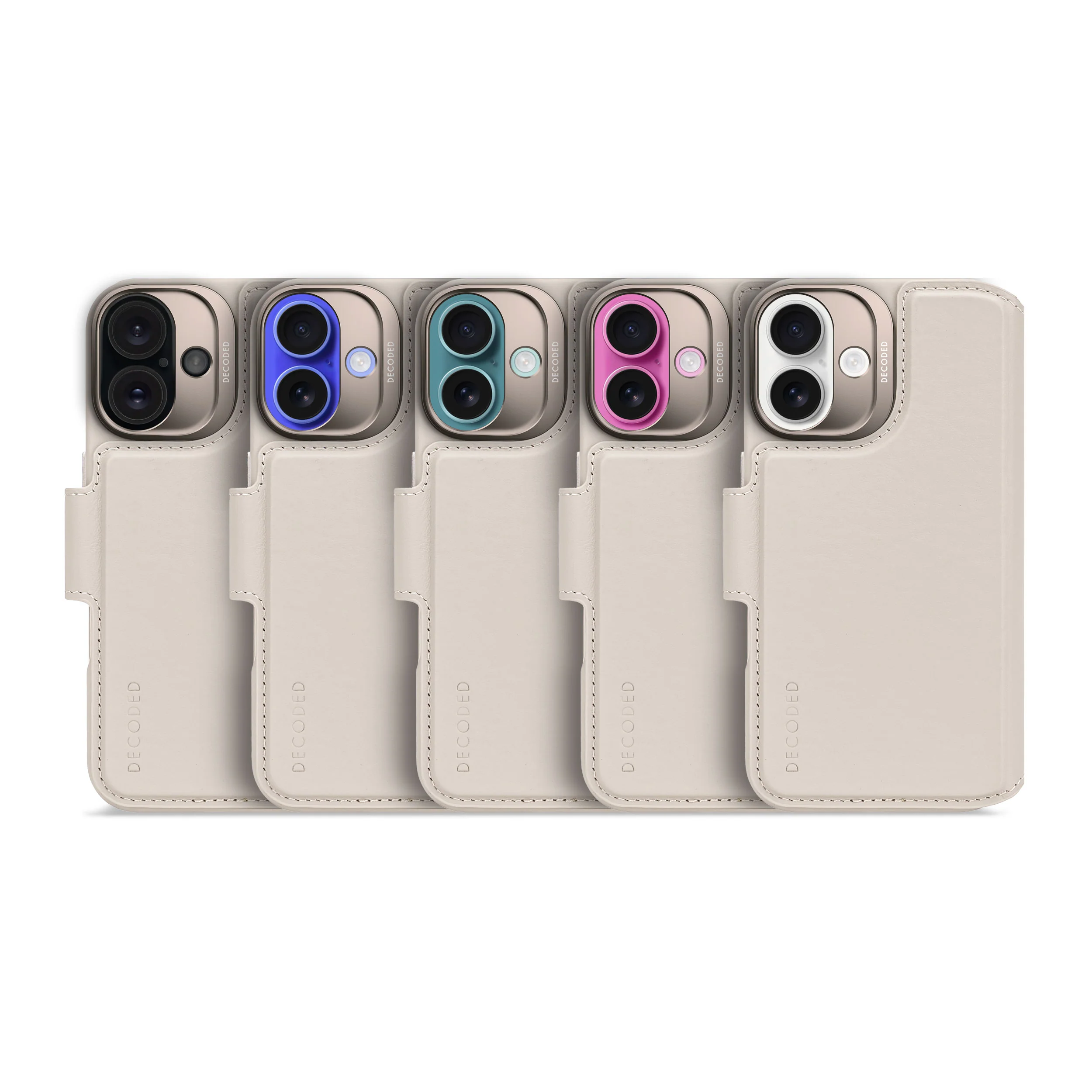 Leather Detachable Wallet Case | Clay Beige | iPhone 16 Plus | D25IPO16PLDW5CY - Image 10
