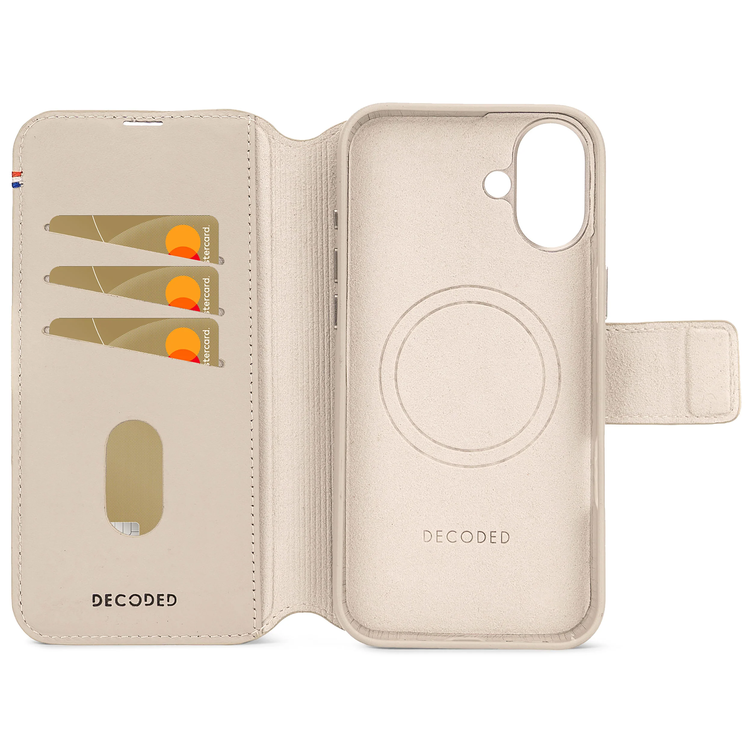 Leather Detachable Wallet Case | Clay Beige | iPhone 16 Plus | D25IPO16PLDW5CY - Image 8