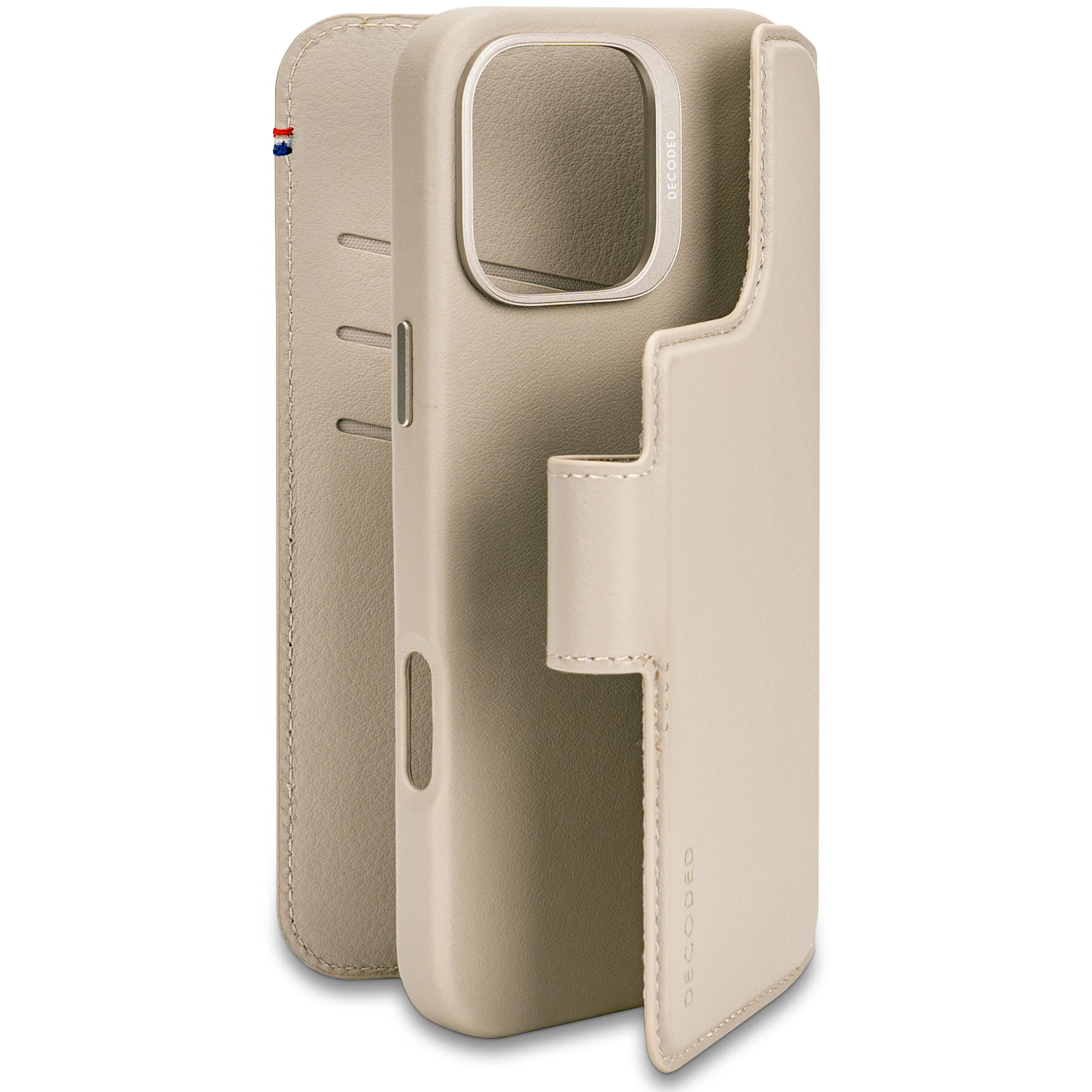 Leather Detachable Wallet Case | Clay Beige | iPhone 16 Pro Max | D25IPO16PMDW5CY - Image 2
