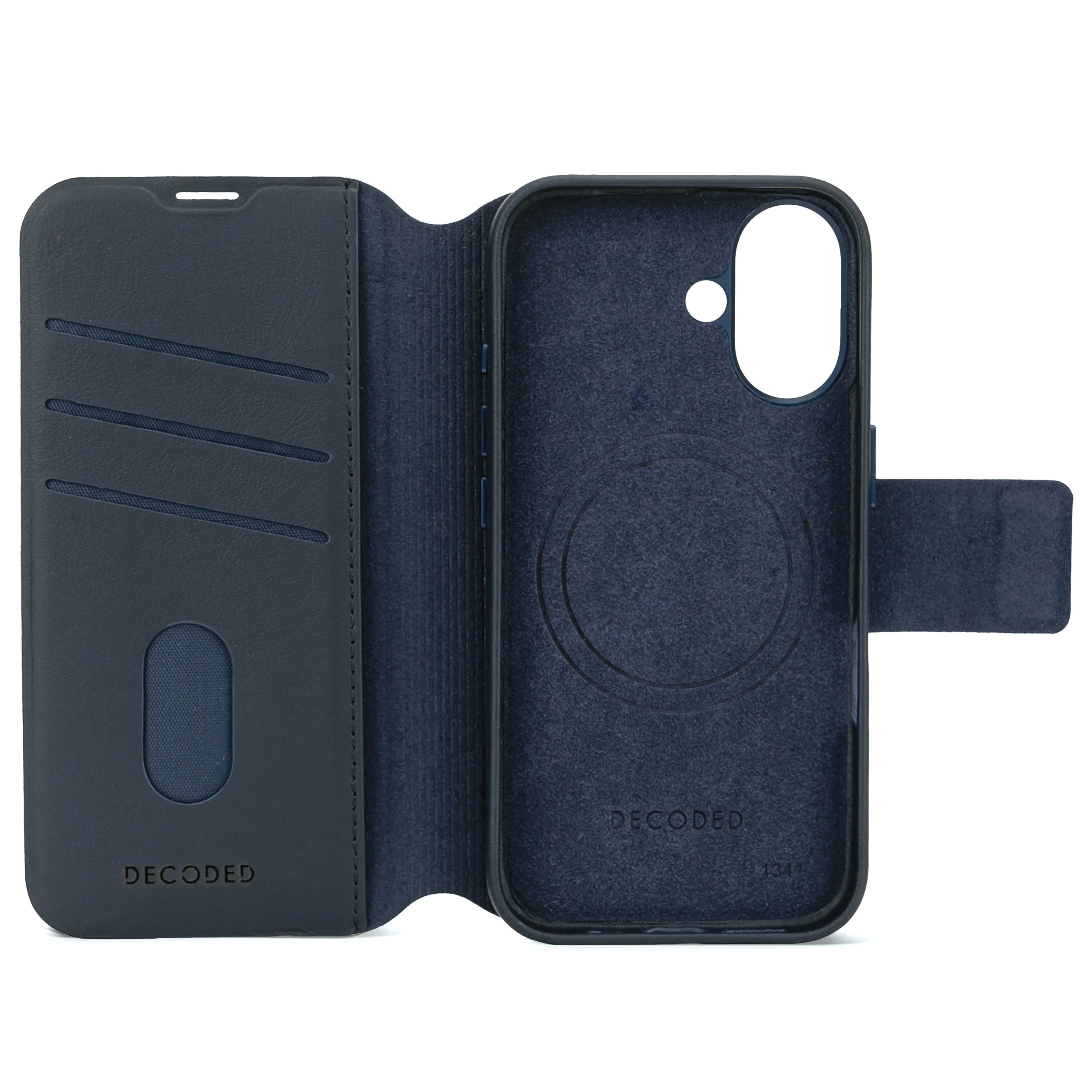 Leather Detachable Wallet Case | Navy Blue | iPhone 16 | D25IPO16DW5NY - Image 7
