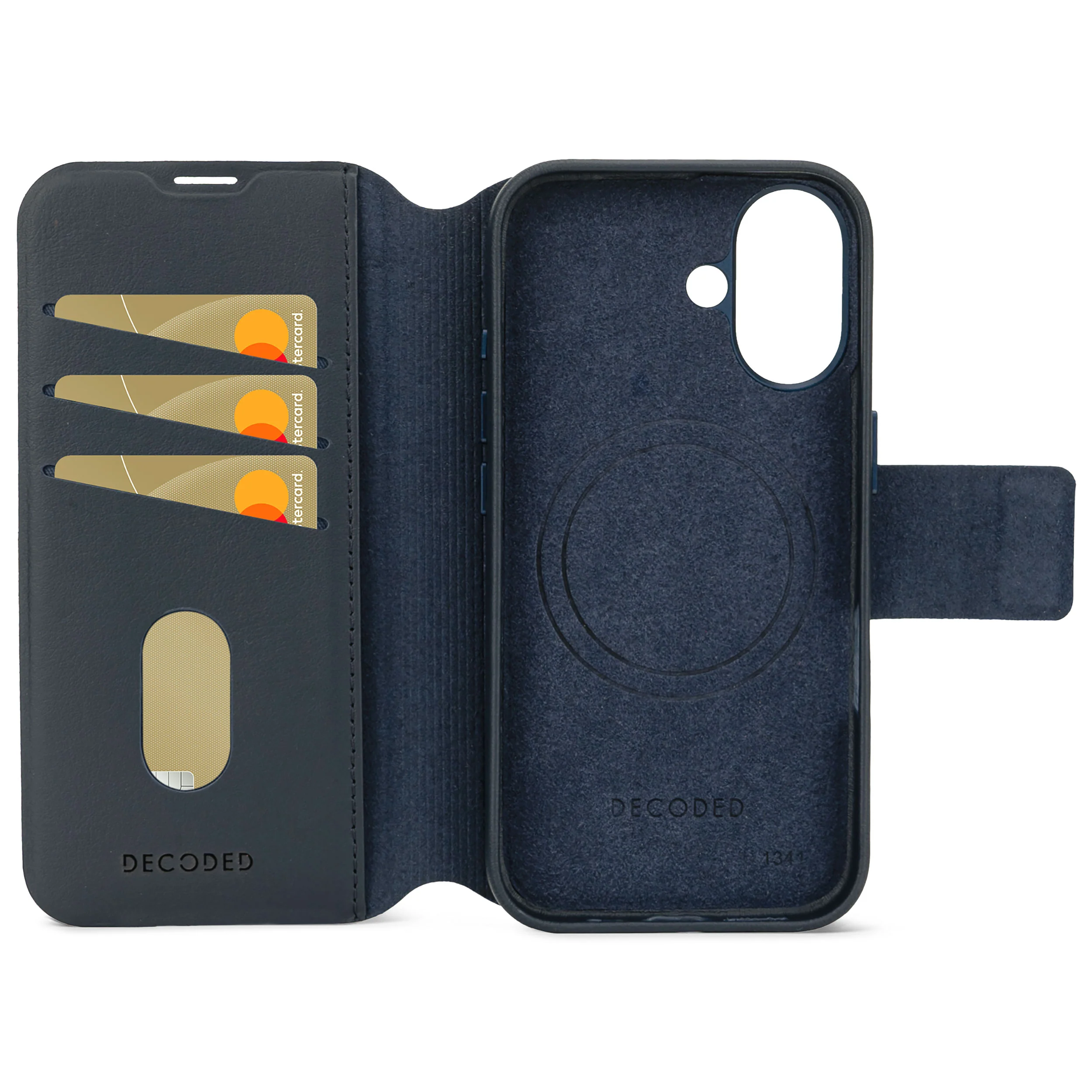 Leather Detachable Wallet Case | Navy Blue | iPhone 16 | D25IPO16DW5NY - Image 8