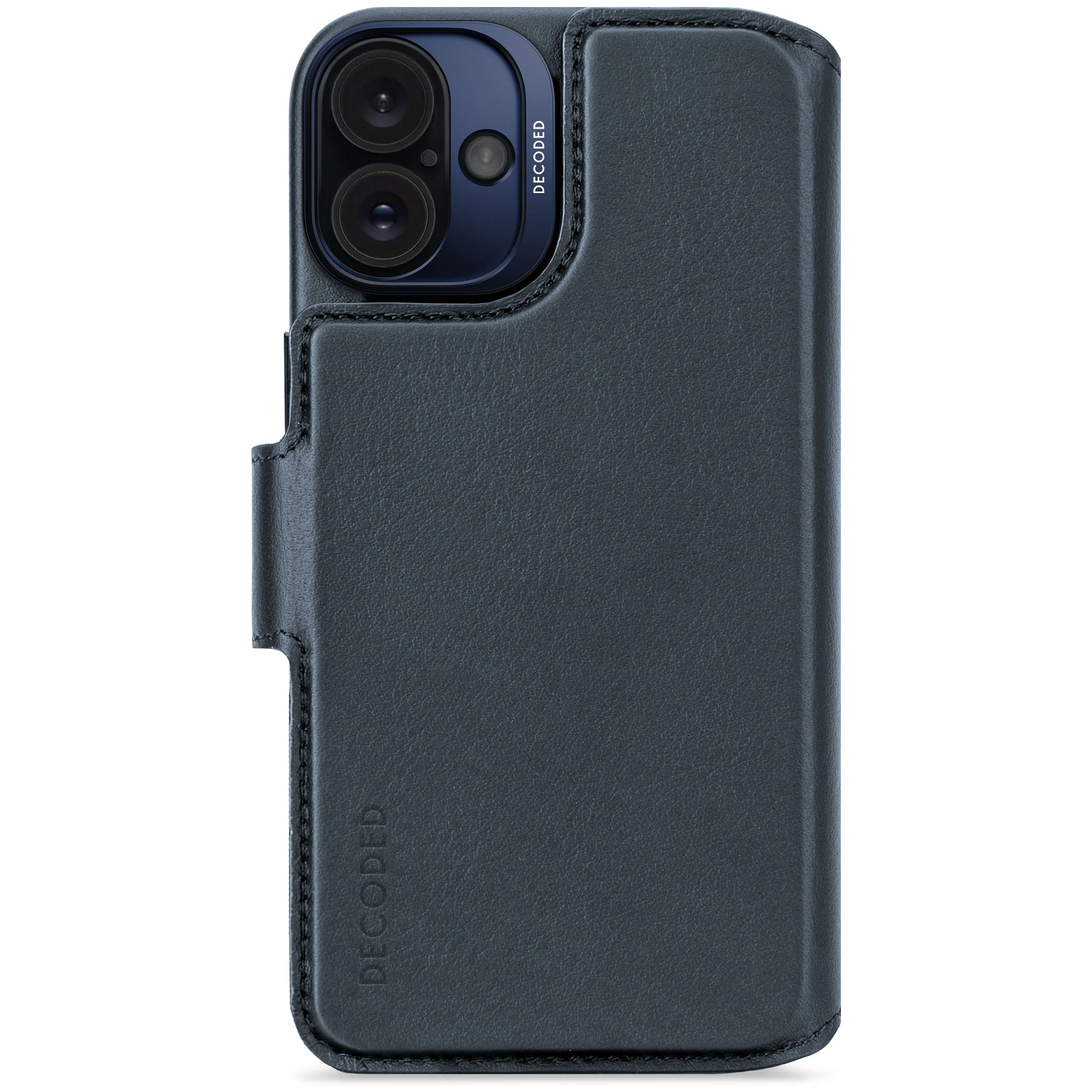 Leather Detachable Wallet Case | Navy Blue | iPhone 16 Plus | D25IPO16PLDW5NY