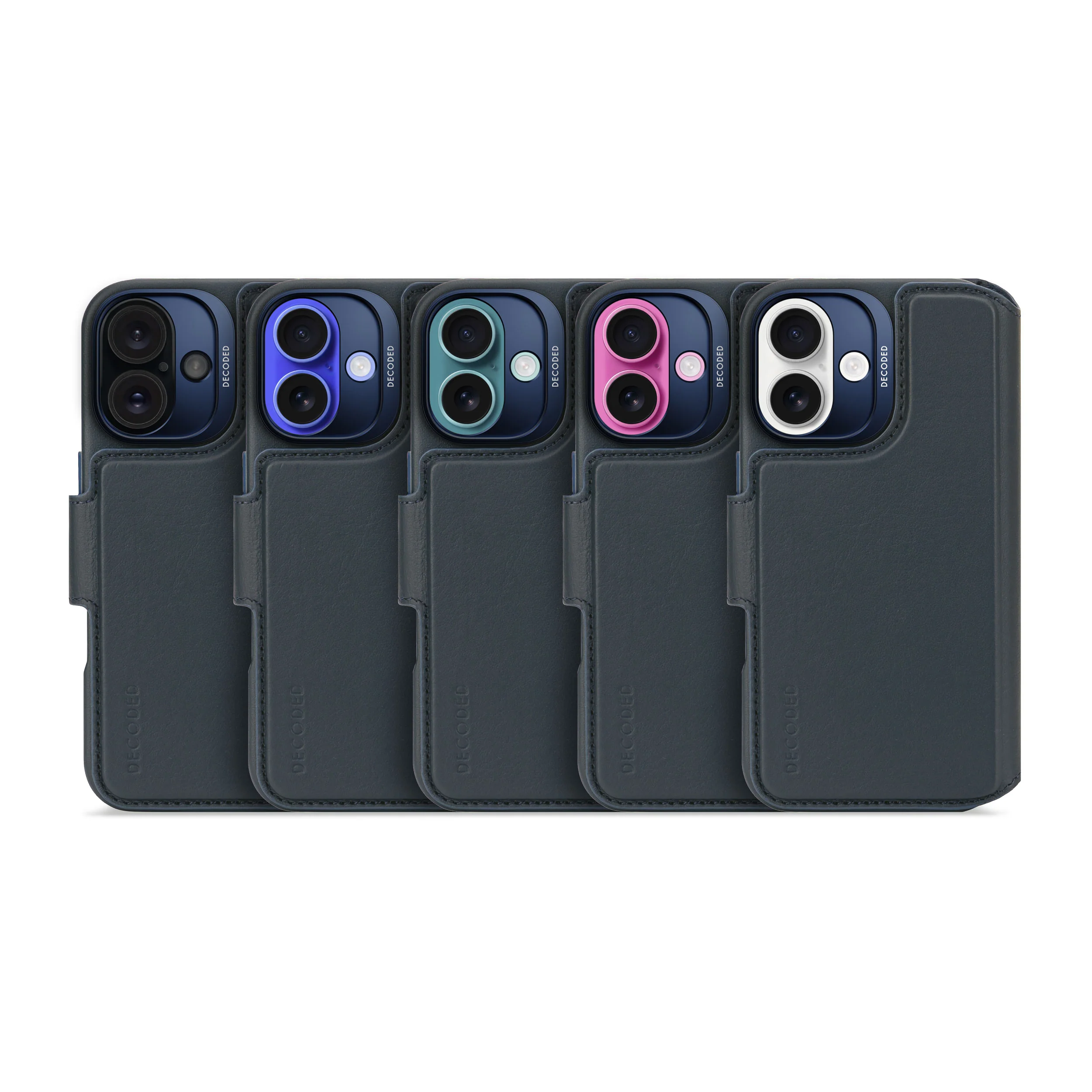 Leather Detachable Wallet Case | Navy Blue | iPhone 16 Plus | D25IPO16PLDW5NY - Image 10