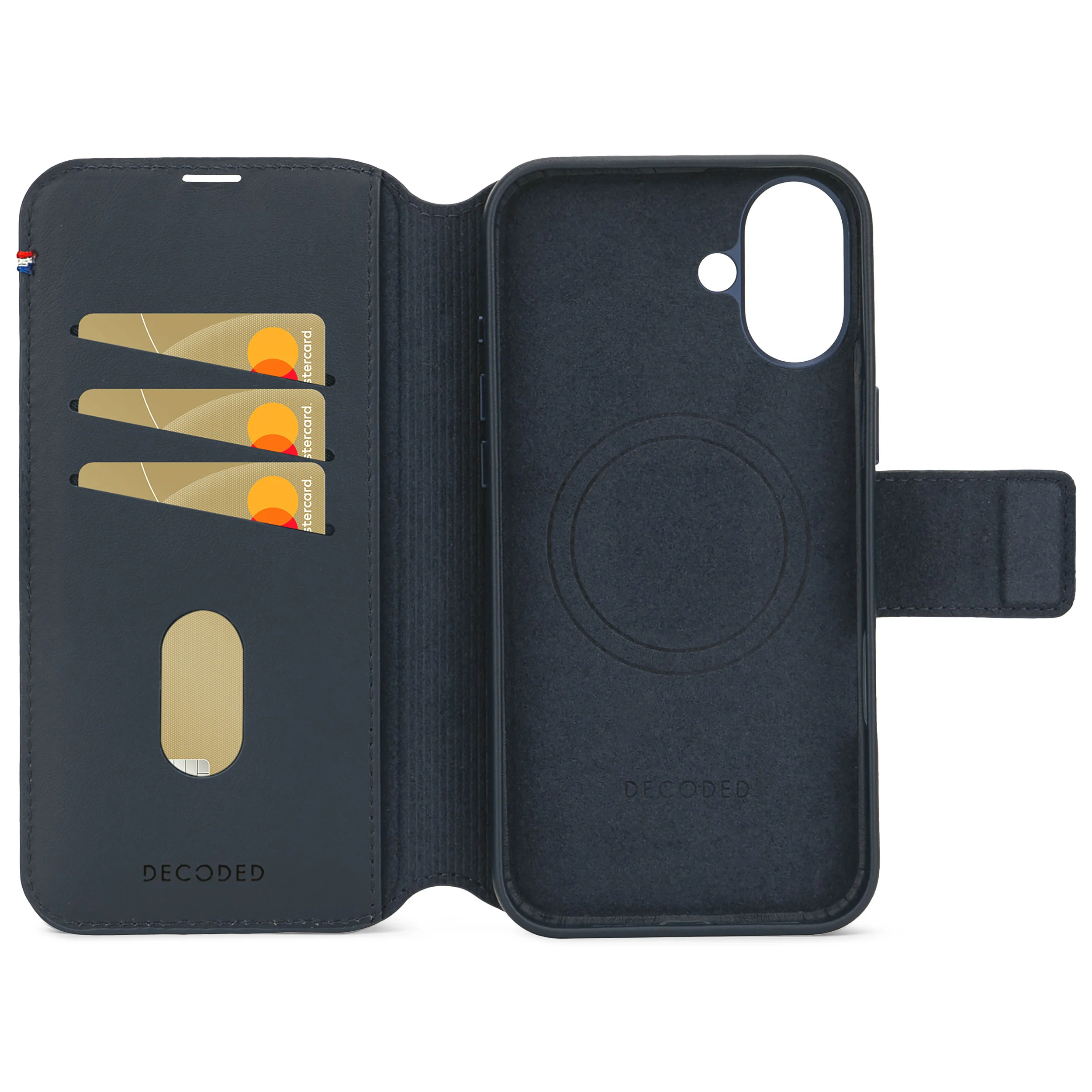 Leather Detachable Wallet Case | Navy Blue | iPhone 16 Plus | D25IPO16PLDW5NY - Image 8