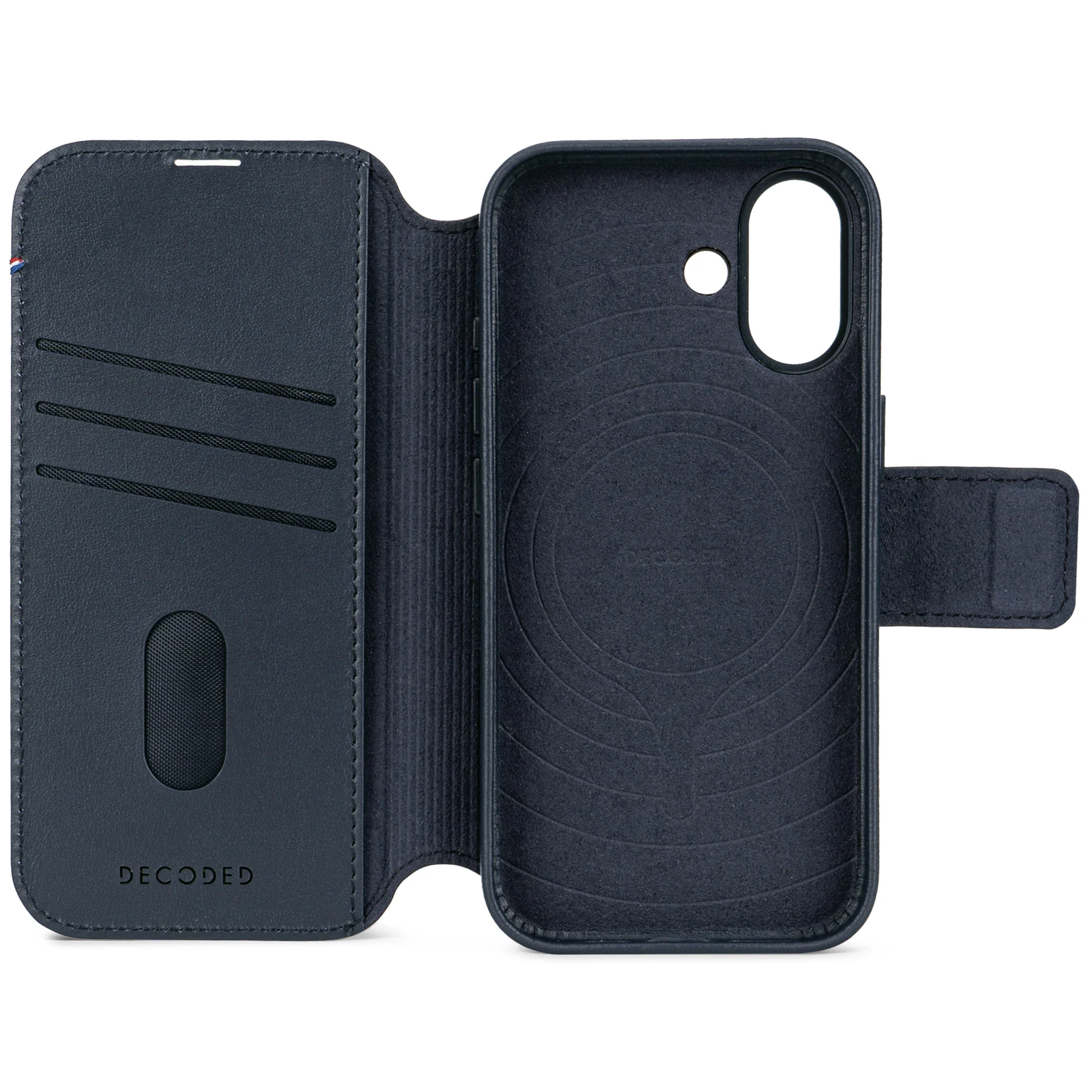Leather Detachable Wallet Case | Navy Shadow | iPhone 17 | D26IPO17DW5NW - Image 5