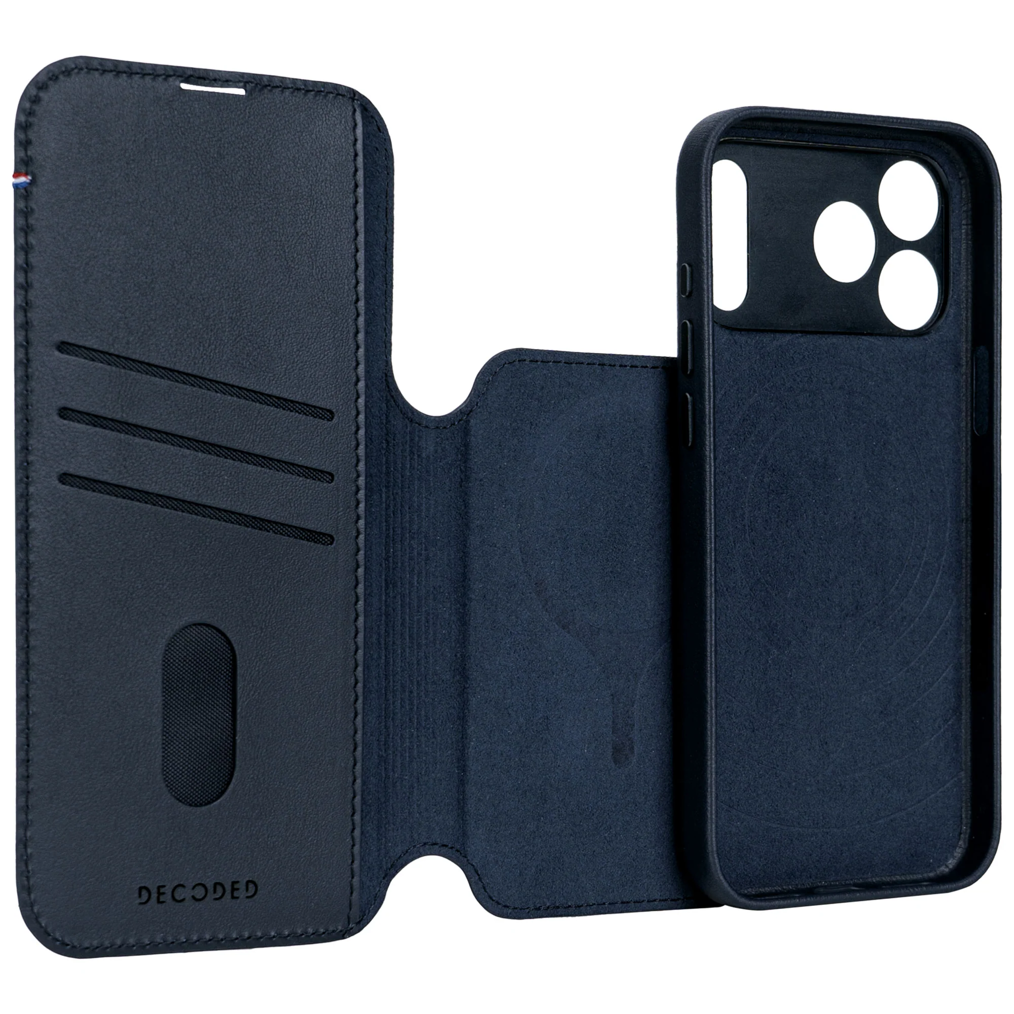 Leather Detachable Wallet Case | Navy Shadow | iPhone 17 Pro | D26IPO17PDW5NW - Image 9