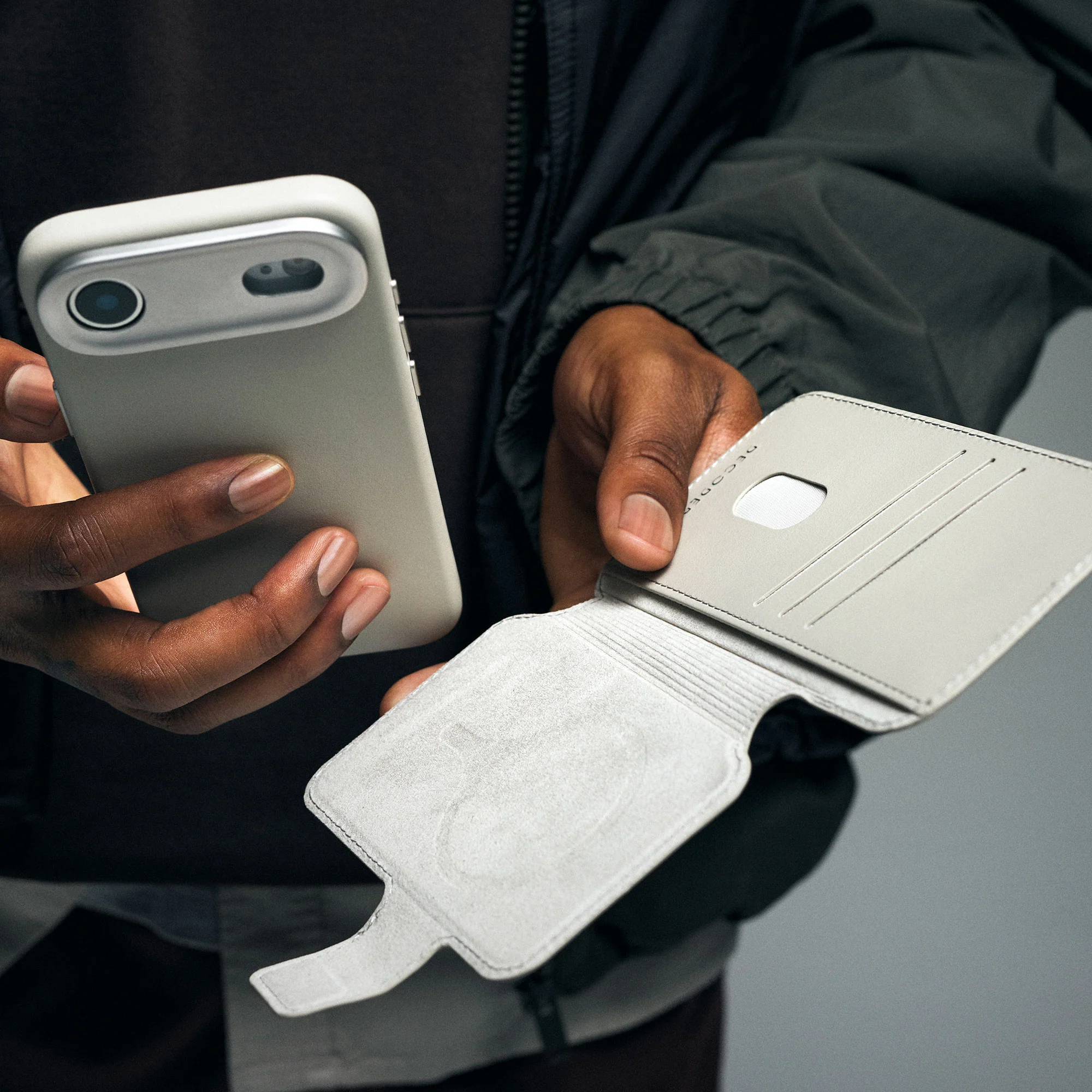Leather Detachable Wallet Case | Solid Clay | iPhone Air | D26IPO17ADW5SY - Image 3