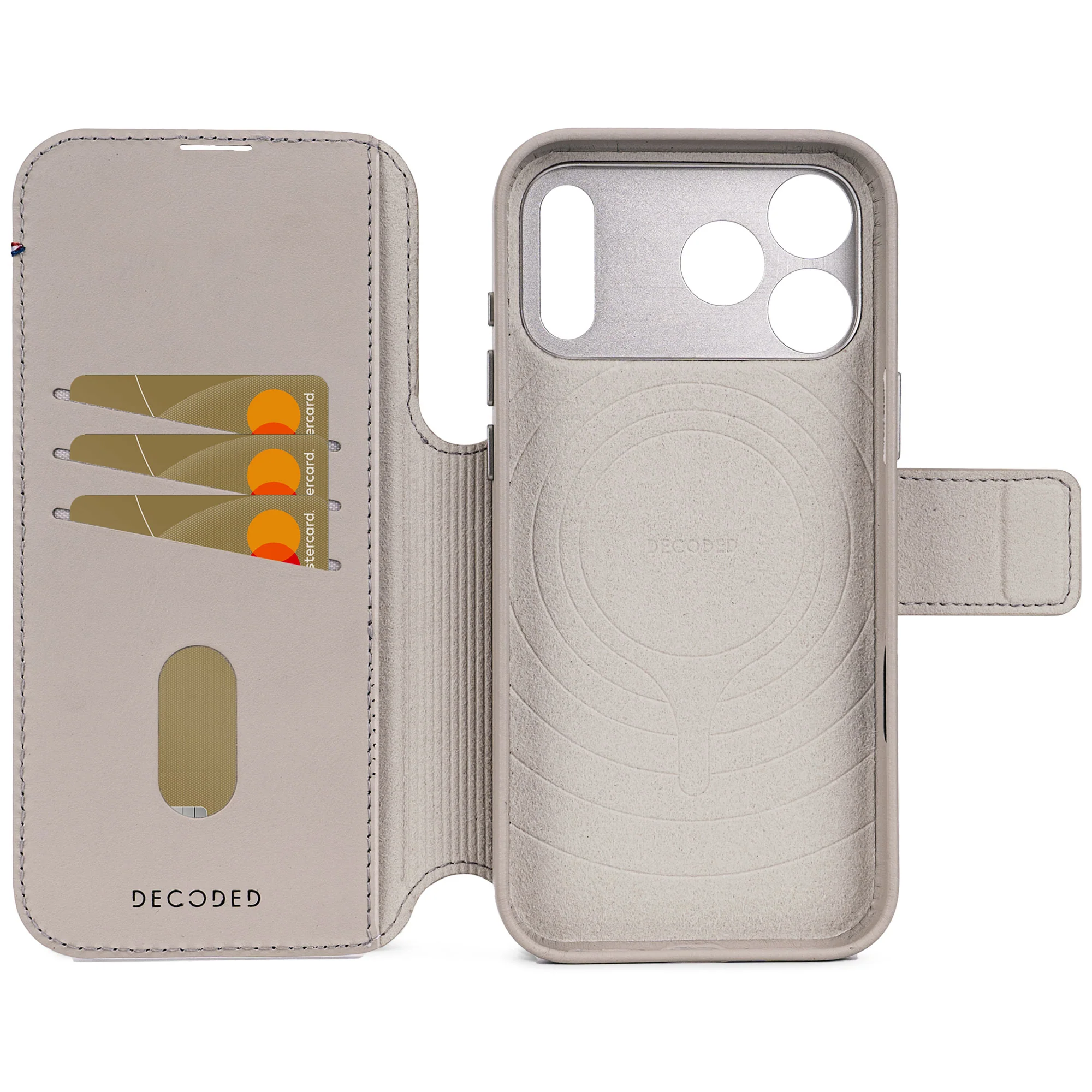 Leather Detachable Wallet Case | Solid Clay | iPhone 17 Pro | D26IPO17PDW5SY - Image 8