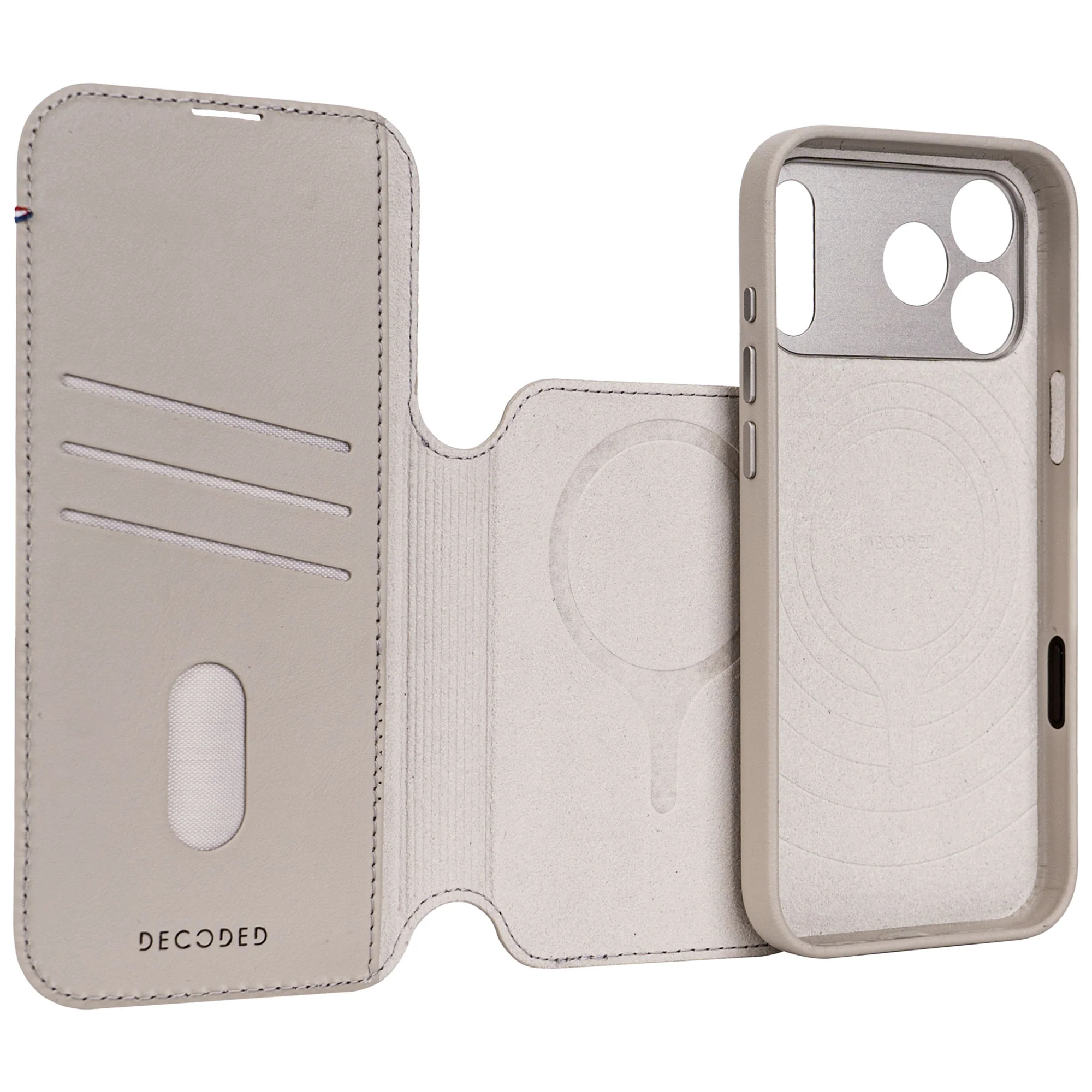 Leather Detachable Wallet Case | Solid Clay | iPhone 17 Pro | D26IPO17PDW5SY - Image 9