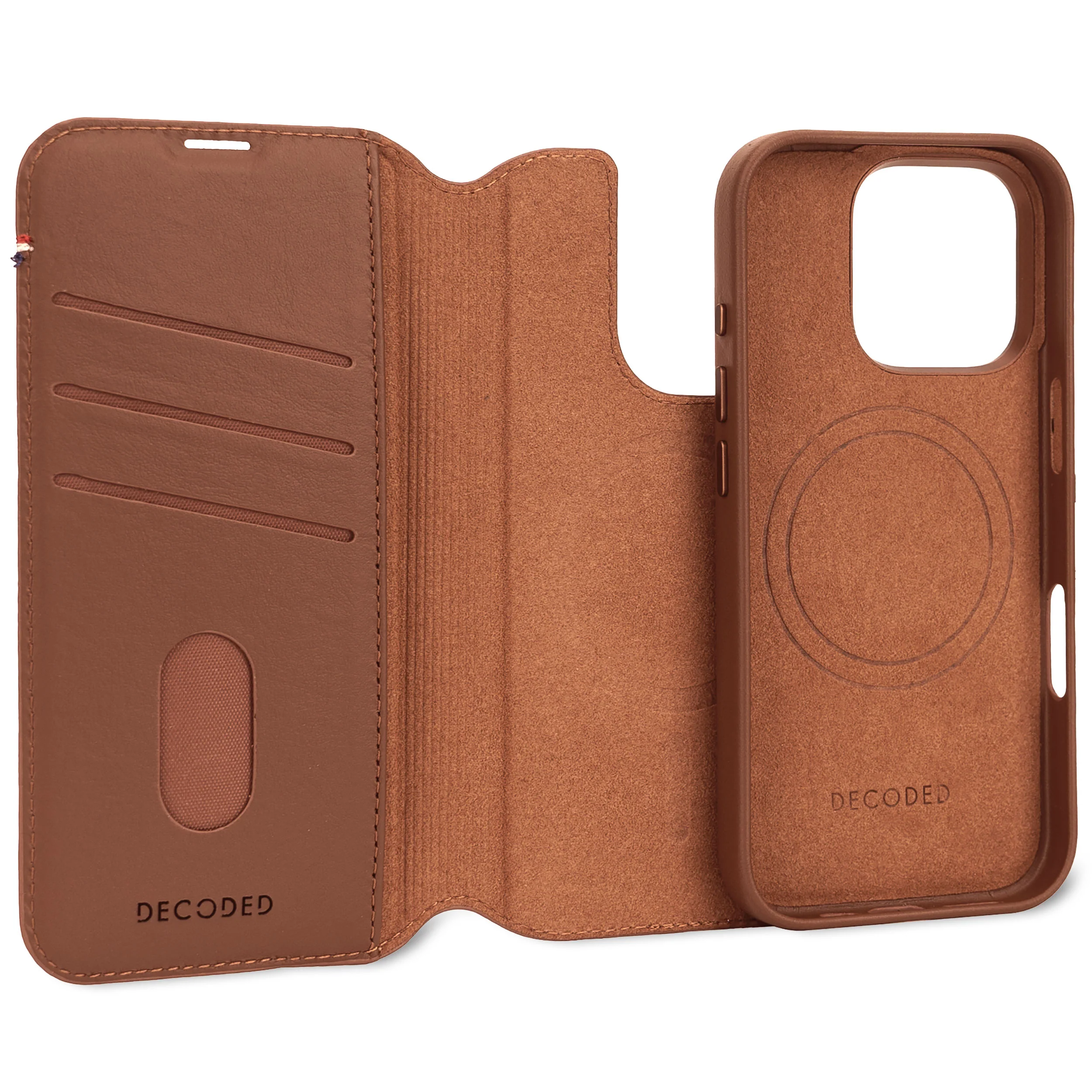 Leather Detachable Wallet Case | Tan Brown | iPhone 16 Pro | D25IPO16PDW5TN - Image 9