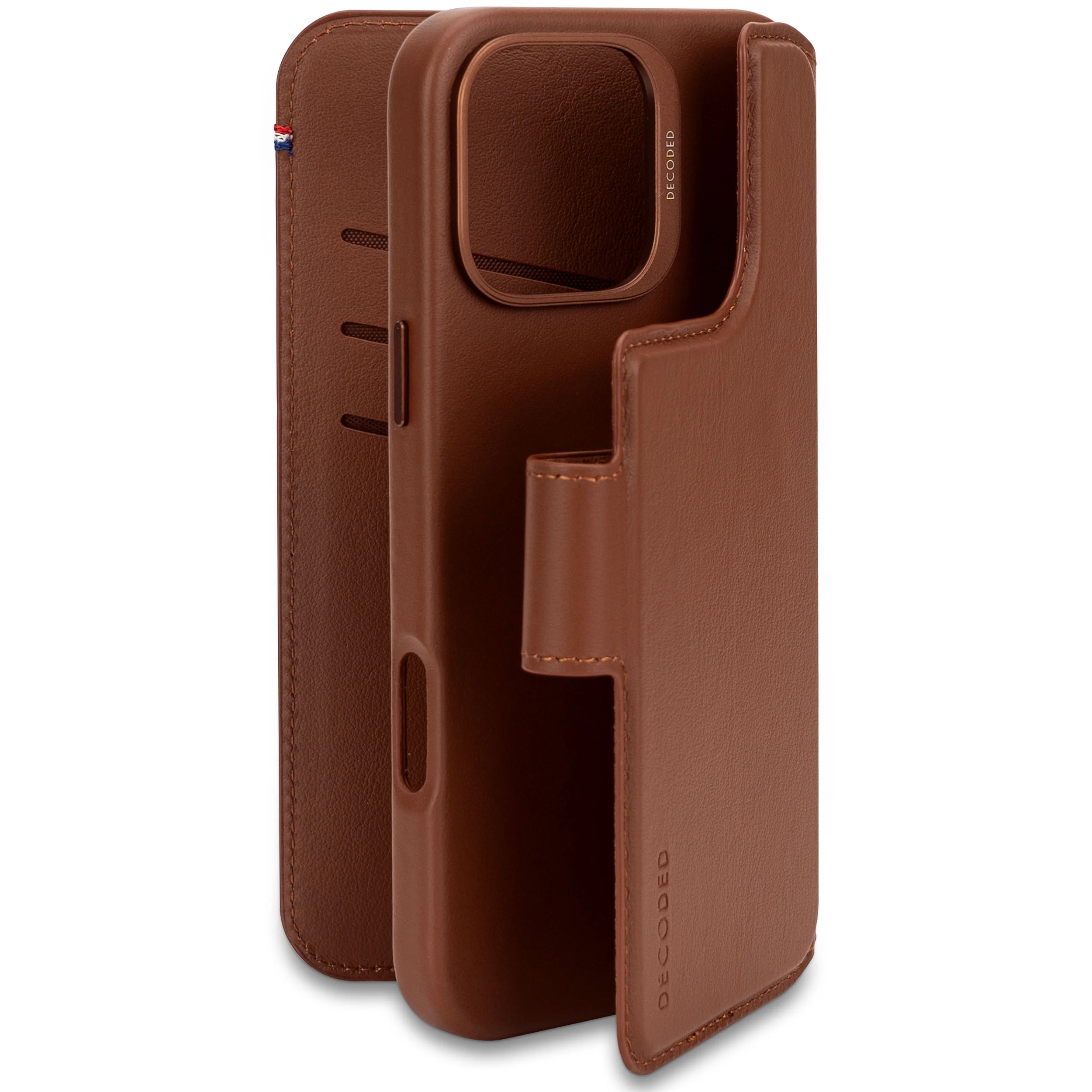 Leather Detachable Wallet Case | Tan Brown | iPhone 16 Pro Max | D25IPO16PMDW5TN - Image 2