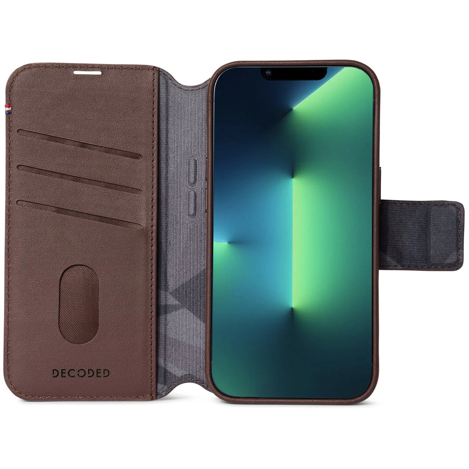 Leather Detachable Wallet Case | Chocolate Brown | iPhone 14 Plus | D23IPO14MDW5CHB - Image 4