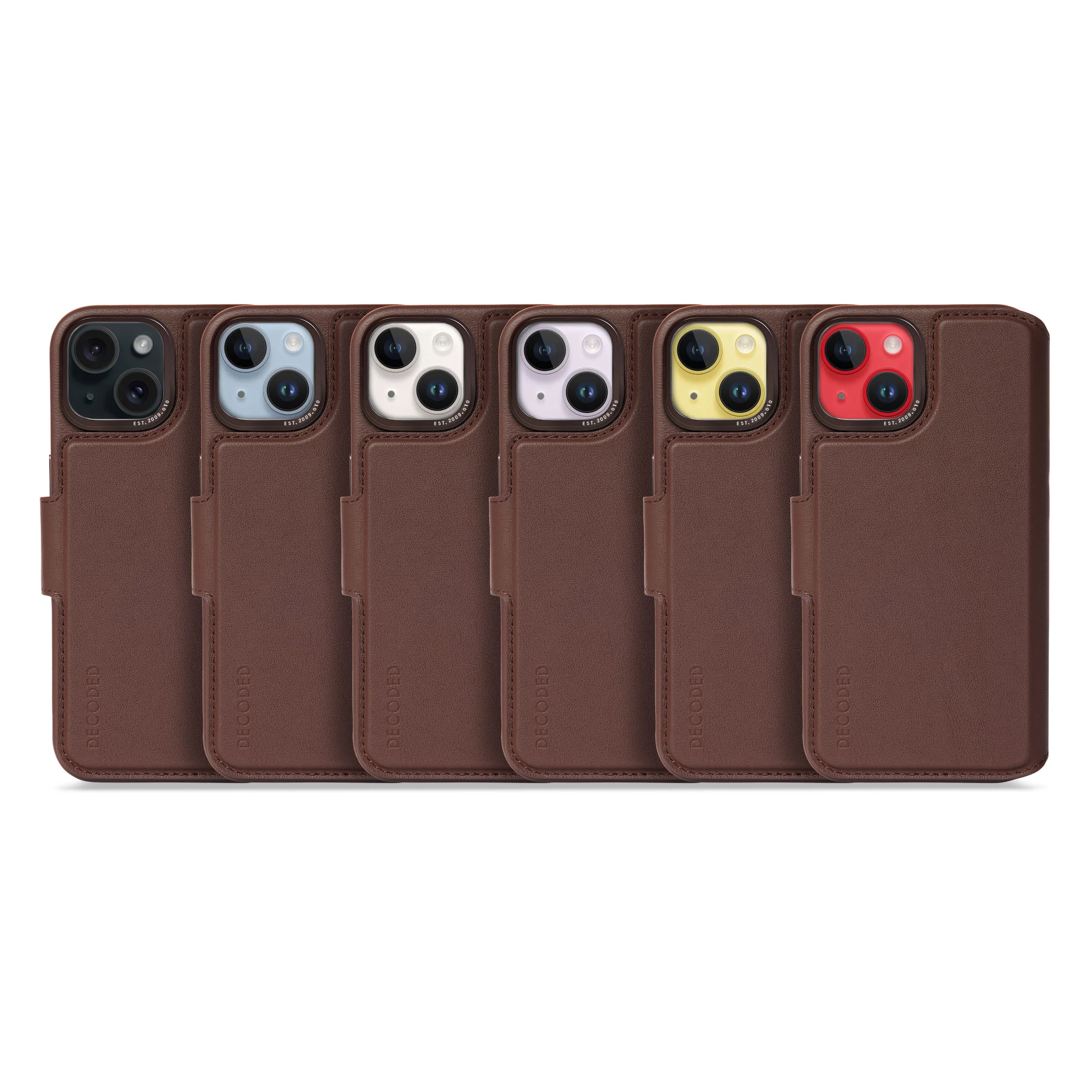 Leather Detachable Wallet Case | Chocolate Brown | iPhone 14 Plus | D23IPO14MDW5CHB - Image 8
