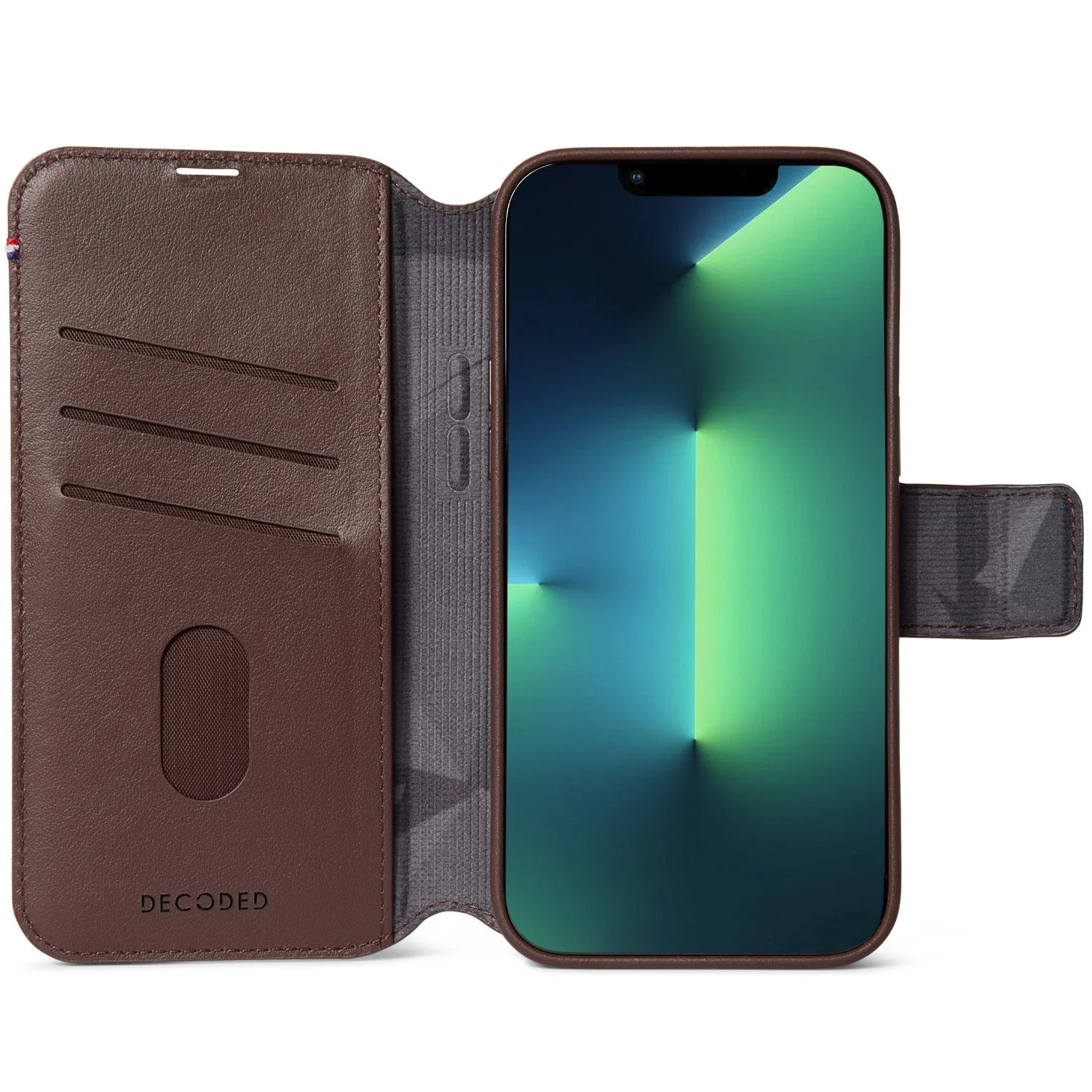 Leather Detachable Wallet Case | Chocolate Brown | iPhone 14 Pro Max | D23IPO14PMDW5CHB - Image 4