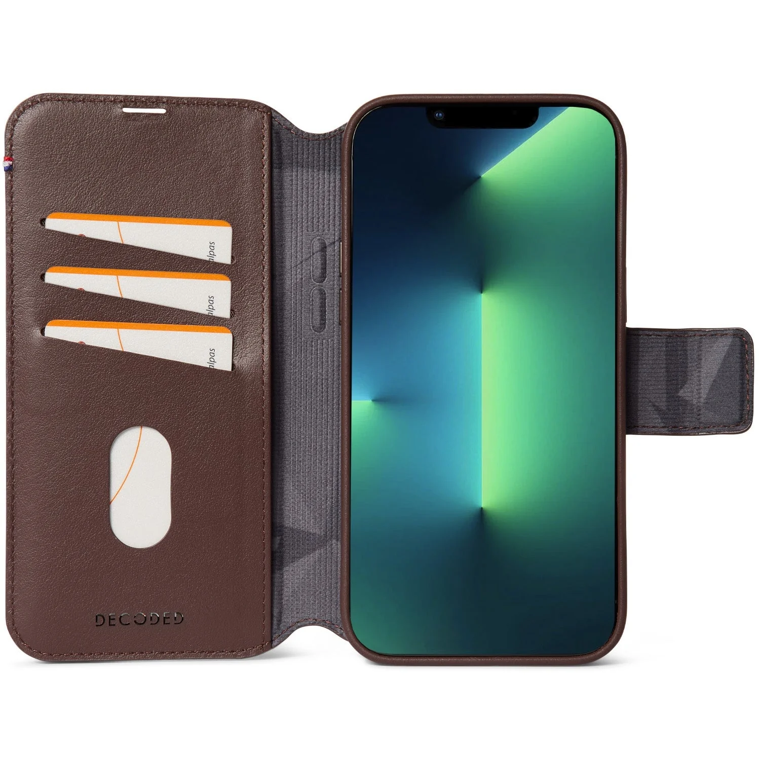 Leather Detachable Wallet Case | Chocolate Brown | iPhone 14 Pro Max | D23IPO14PMDW5CHB - Image 6