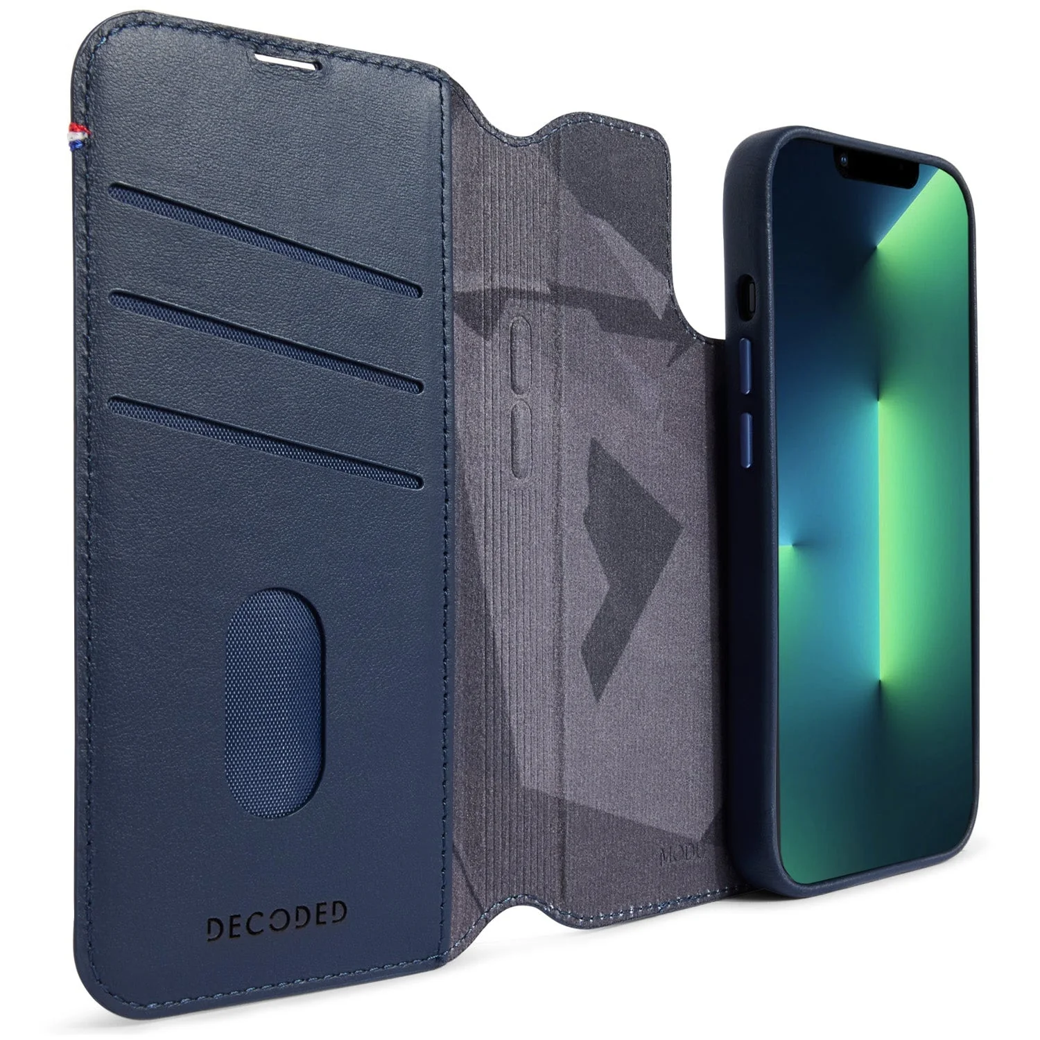 Leather Detachable Wallet Case | Navy | iPhone 14 | D23IPO14DW5NY - Image 4