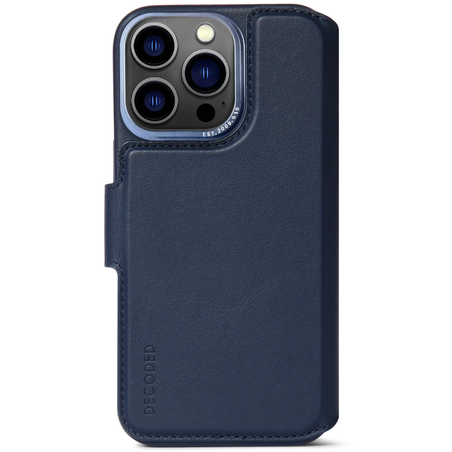 Leather Detachable Wallet Case | Navy | iPhone 14 Pro | D23IPO14PDW5NY