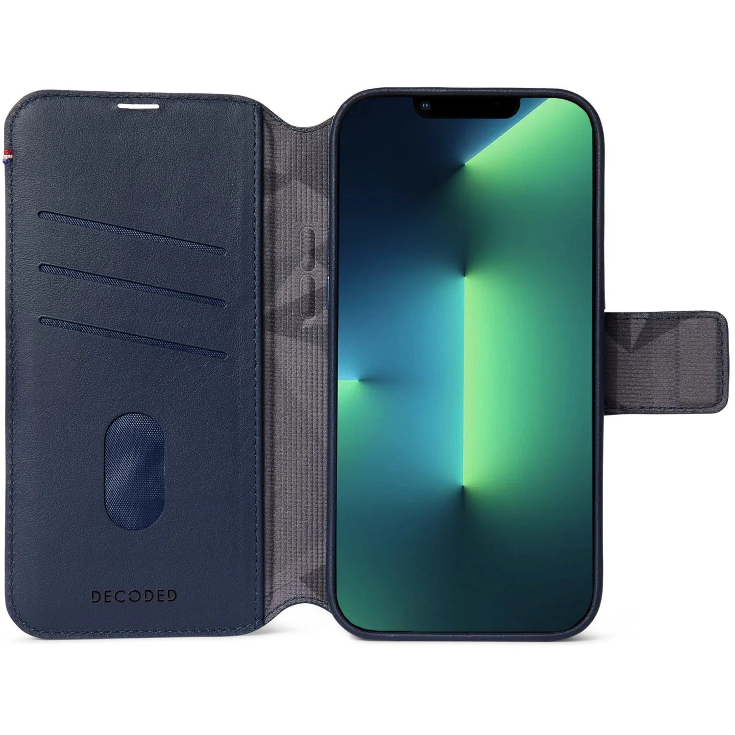 Leather Detachable Wallet Case | Navy | iPhone 14 Pro Max | D23IPO14PMDW5NY - Image 3