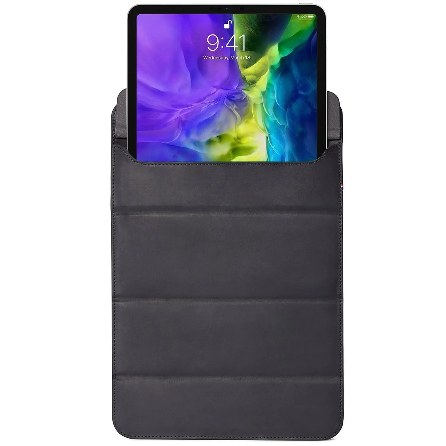 Leather Foldable Sleeve | Black - Image 14