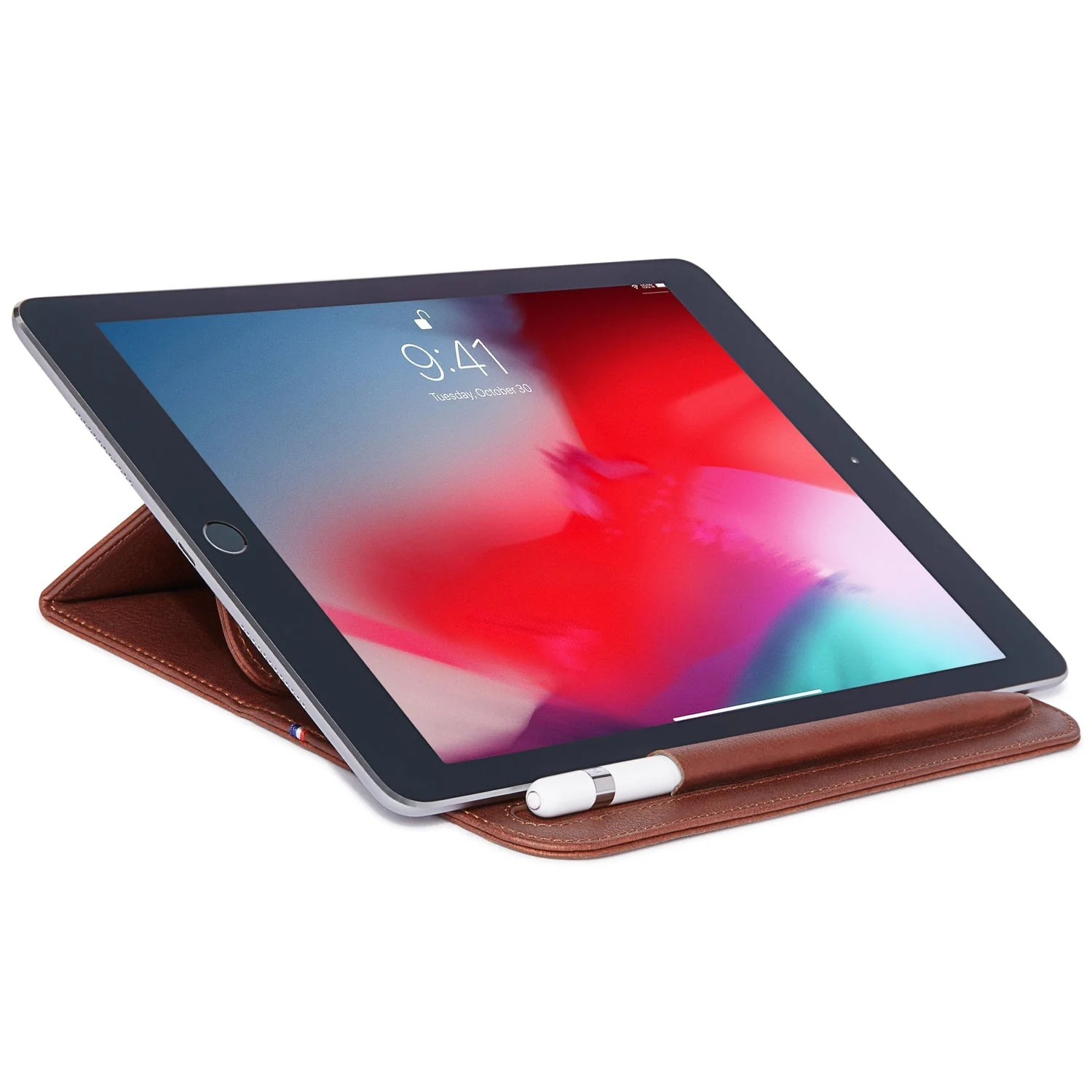 Leather Foldable Sleeve | Oak Brown | iPad - Image 20