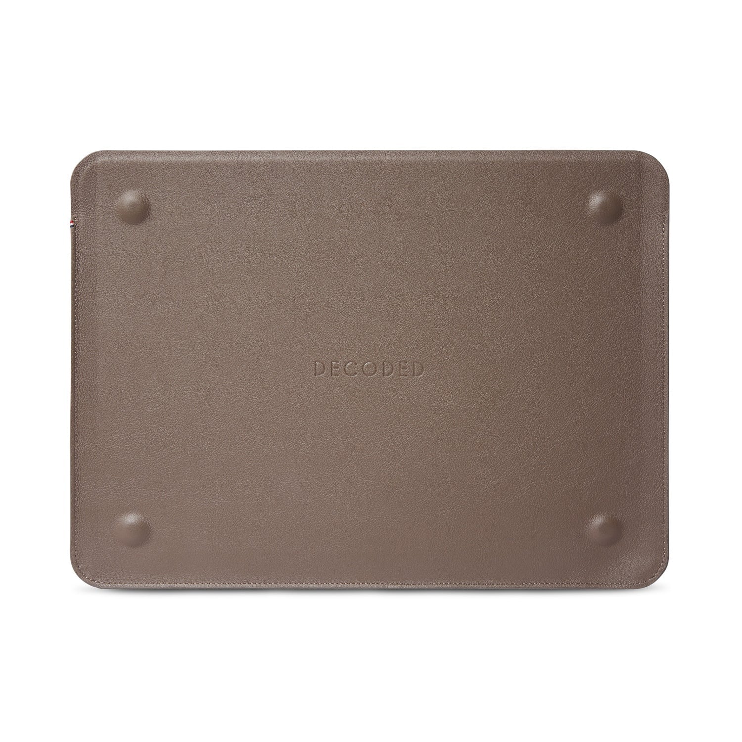 Leather Frame Sleeve | Dark Taupe - Image 3
