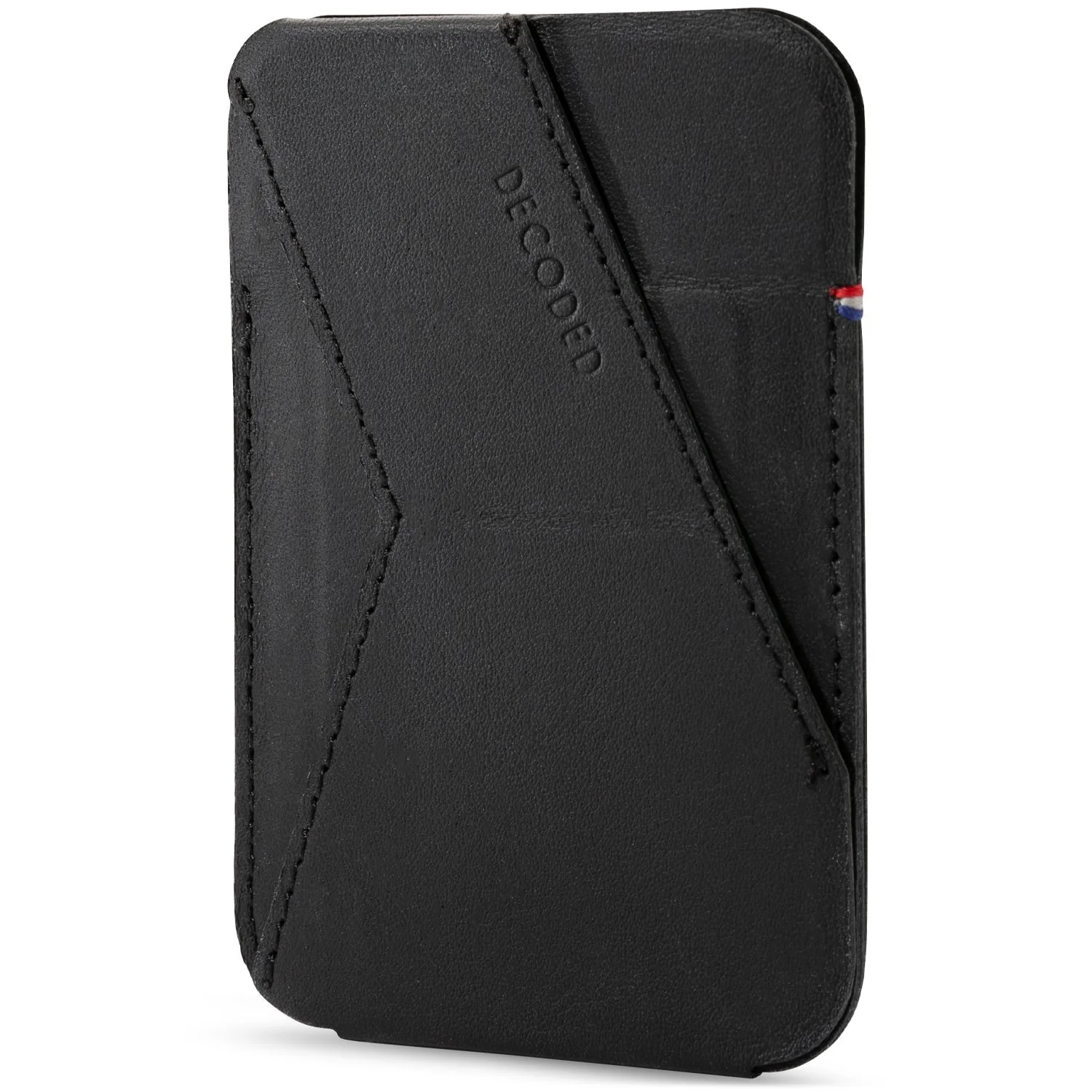 Leather MagSafe Card/Stand Sleeve | Black | D22MC2BK - Image 2